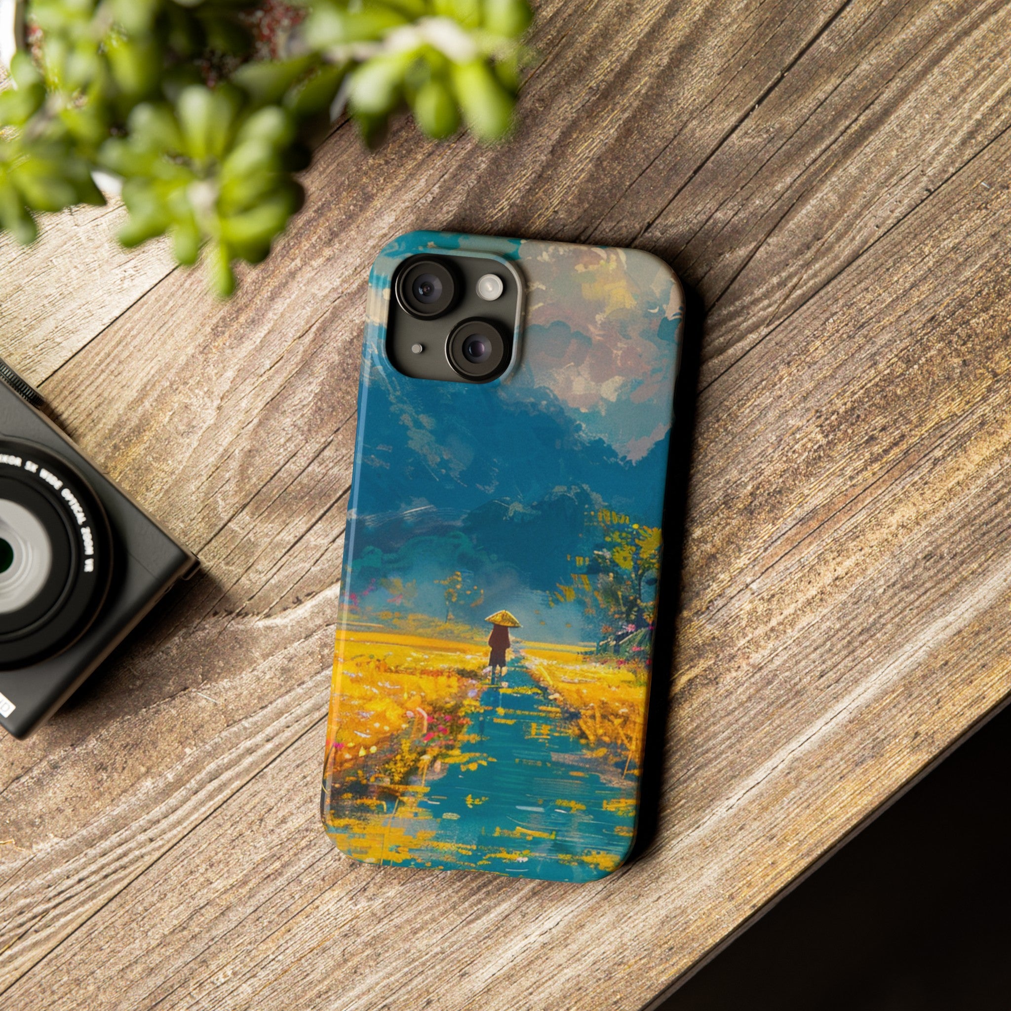 Golden Journey Slim Phone Case