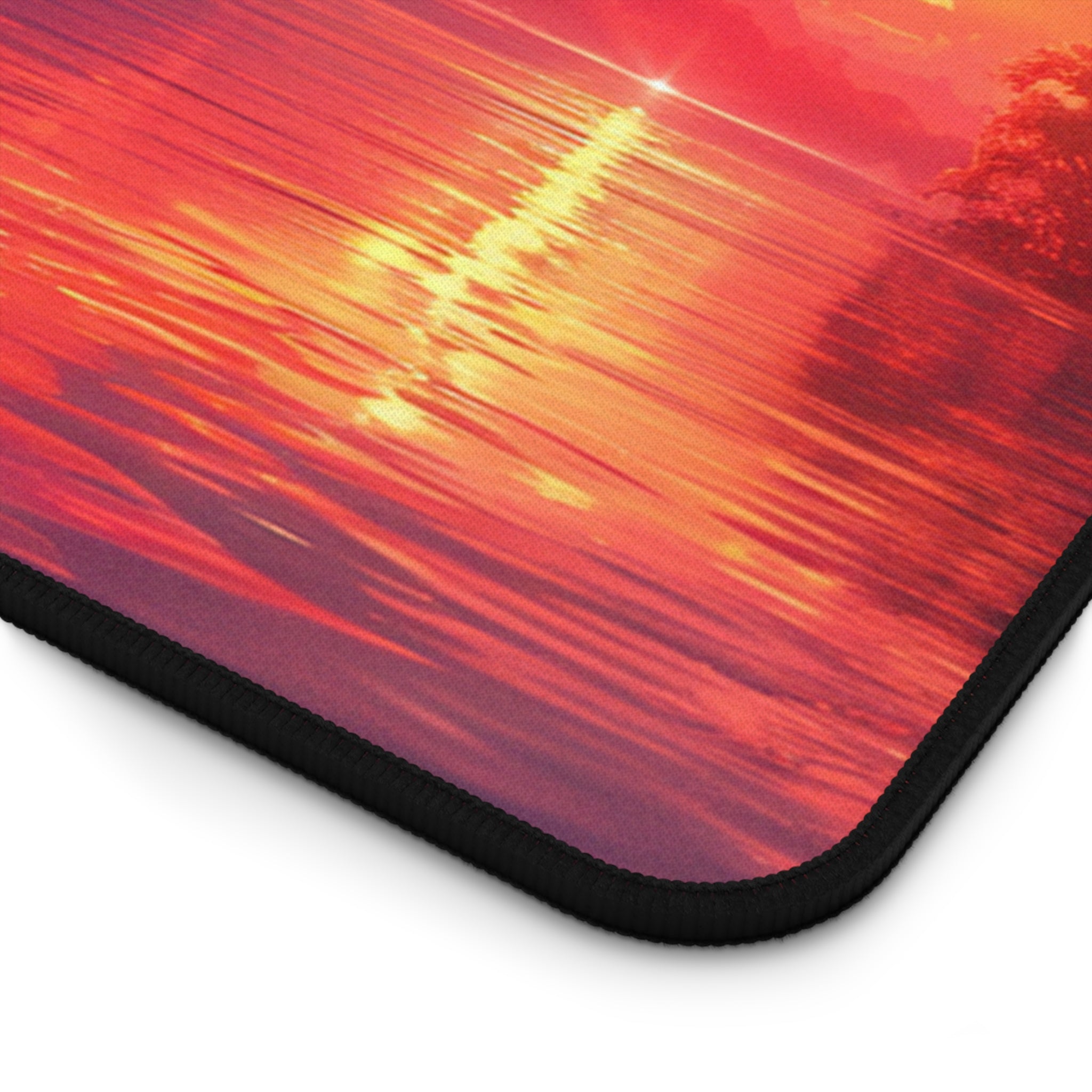 Mekong River Sunset Desk Mat