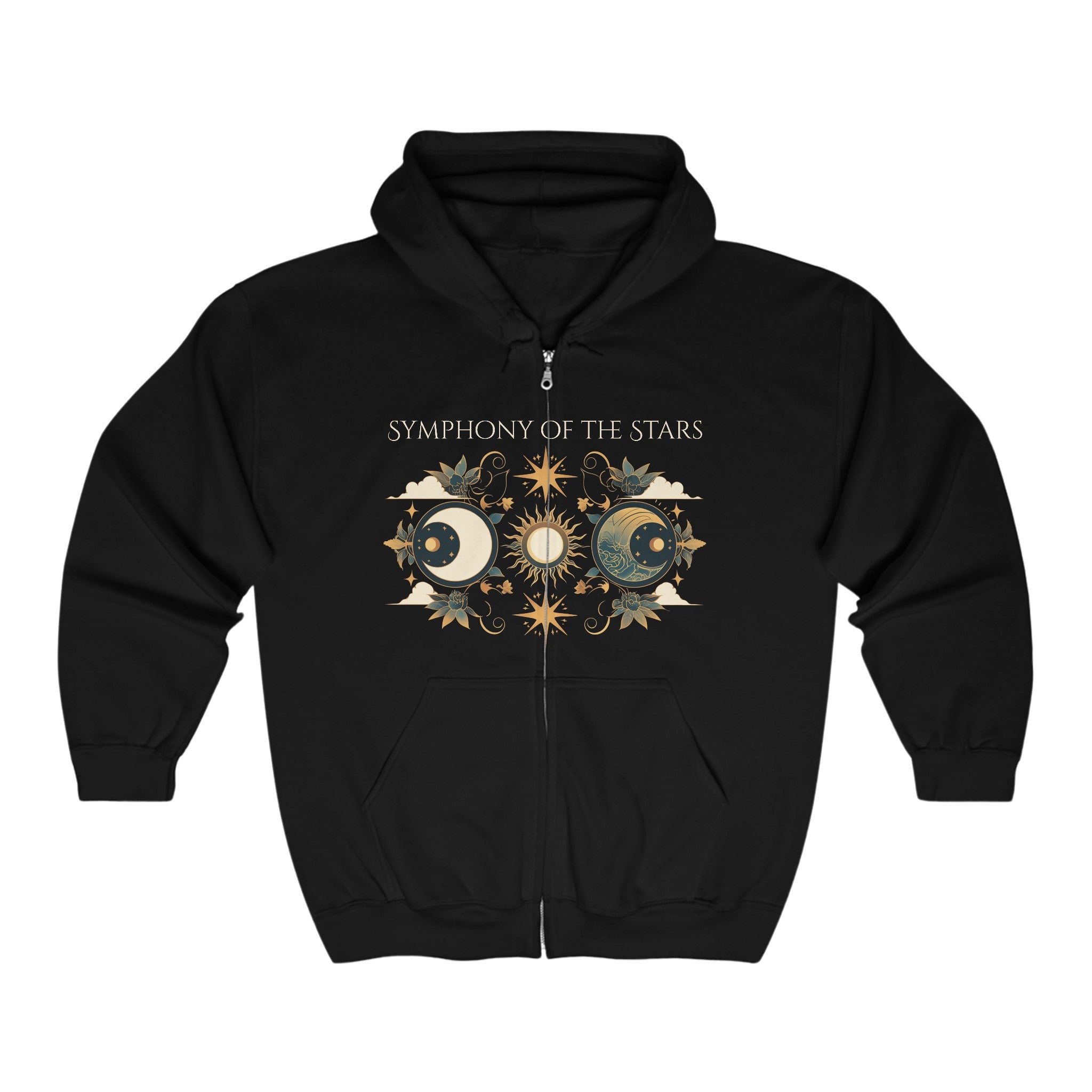 Harmony of the Heavens - Full Zip Hooded Sweatshirt