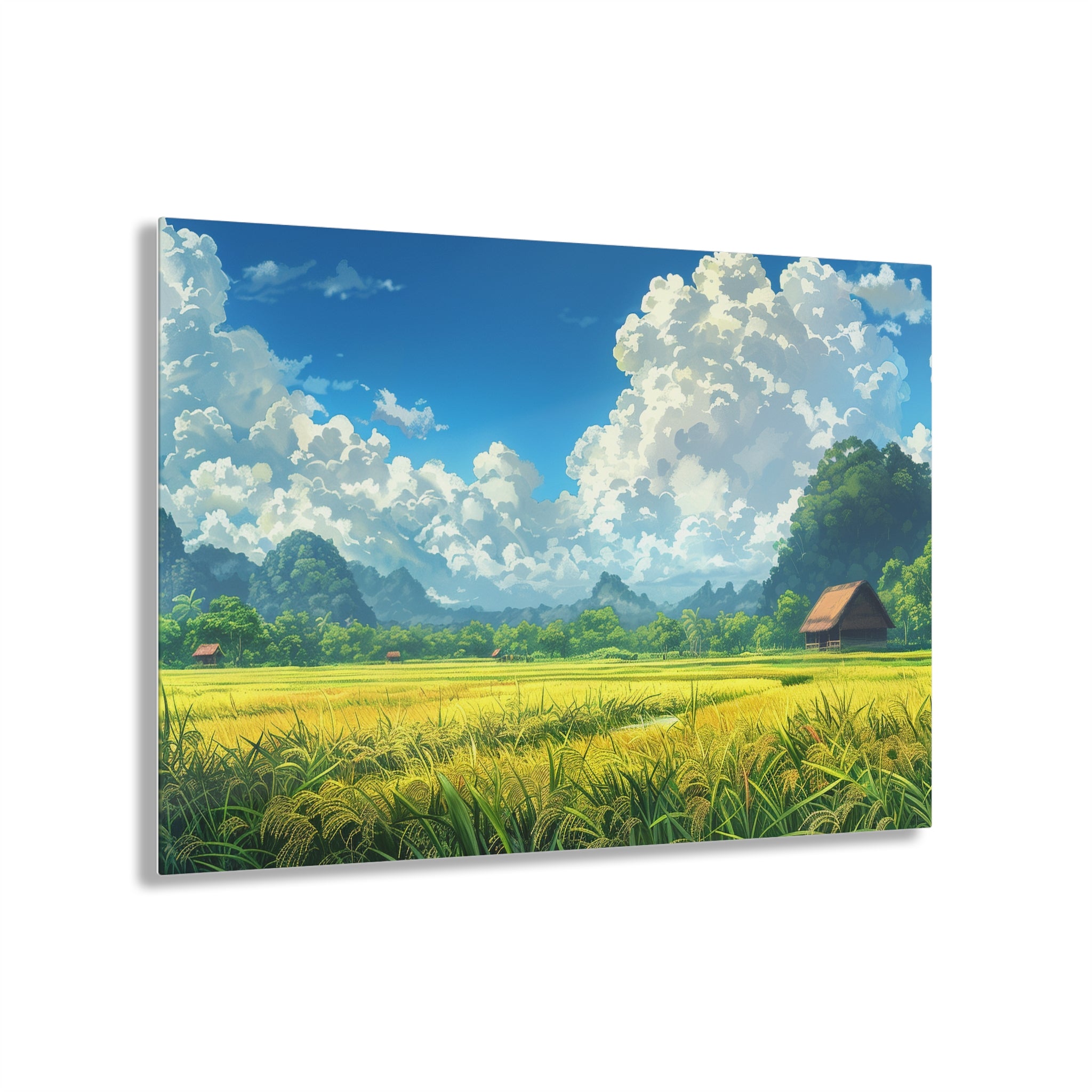 Tranquil Fields Acrylic Print