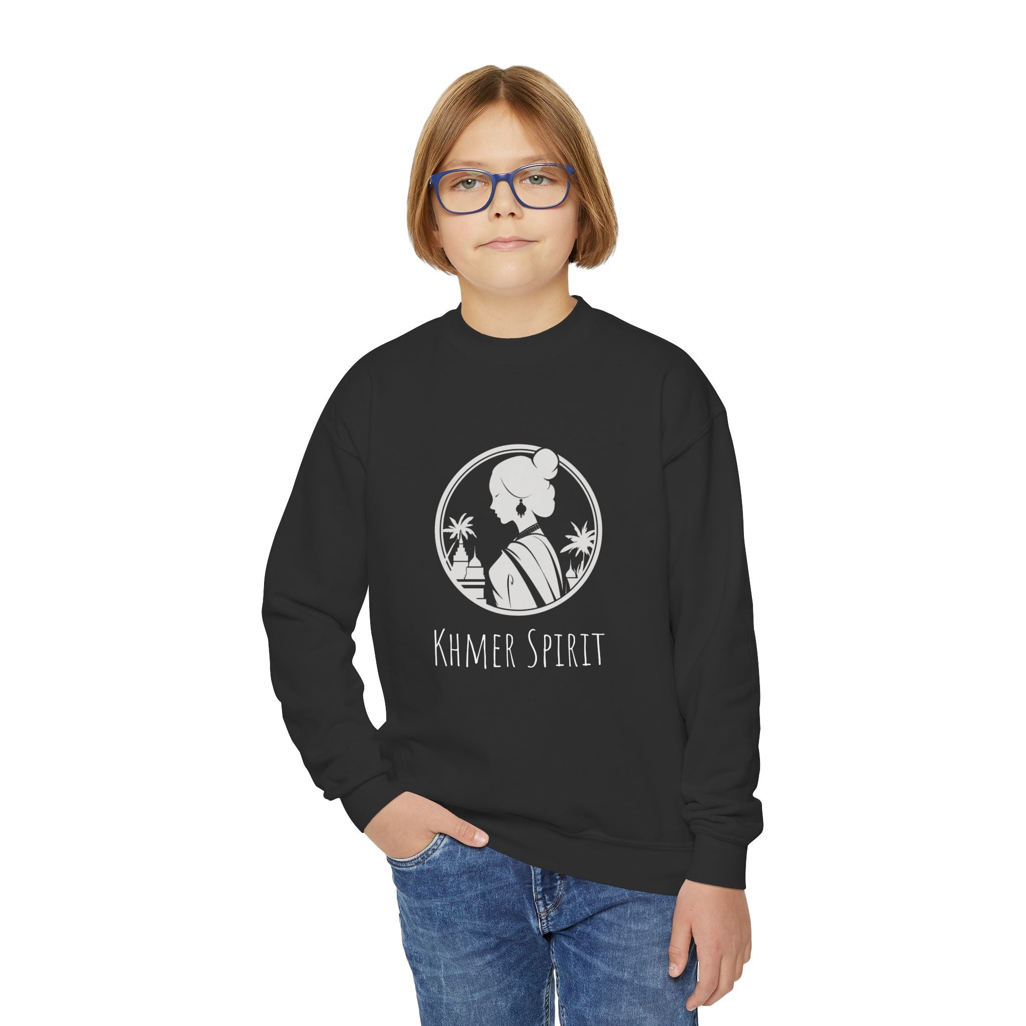 Khmer Spirit Youth Crewneck Sweatshirt