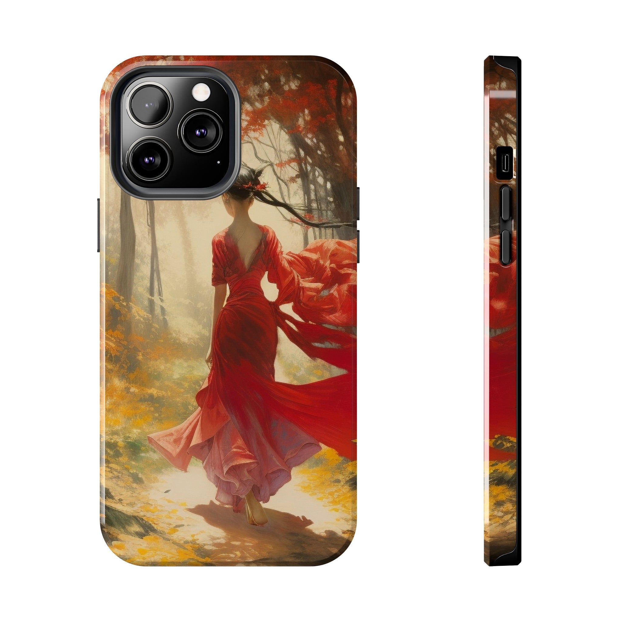 Crimson Journey Tough Phone Case