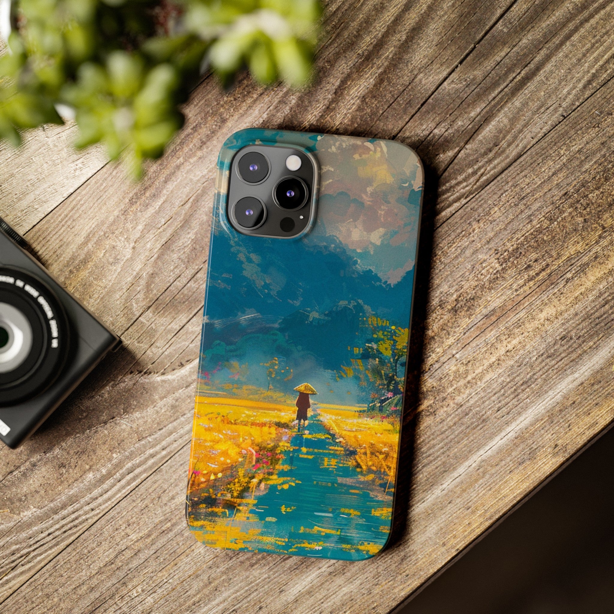 Golden Journey Slim Phone Case