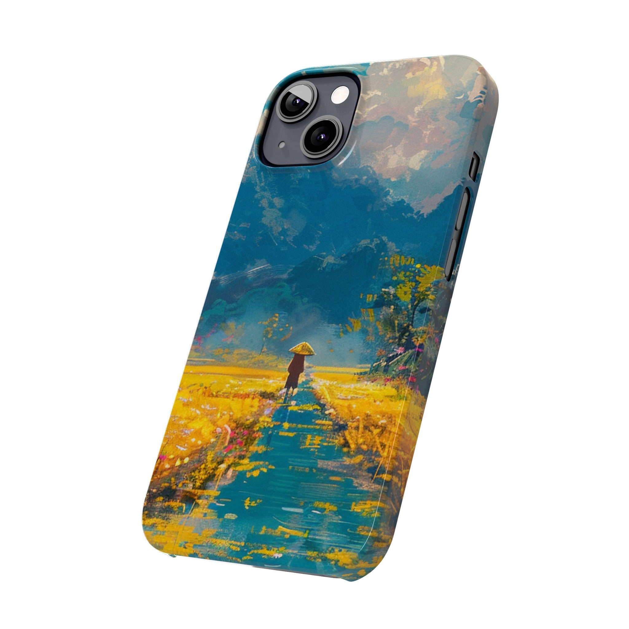 Golden Journey Slim Phone Case