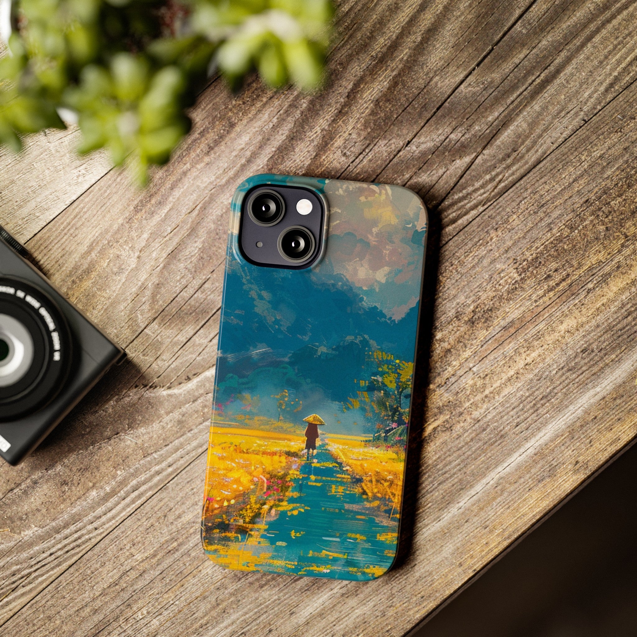 Golden Journey Slim Phone Case