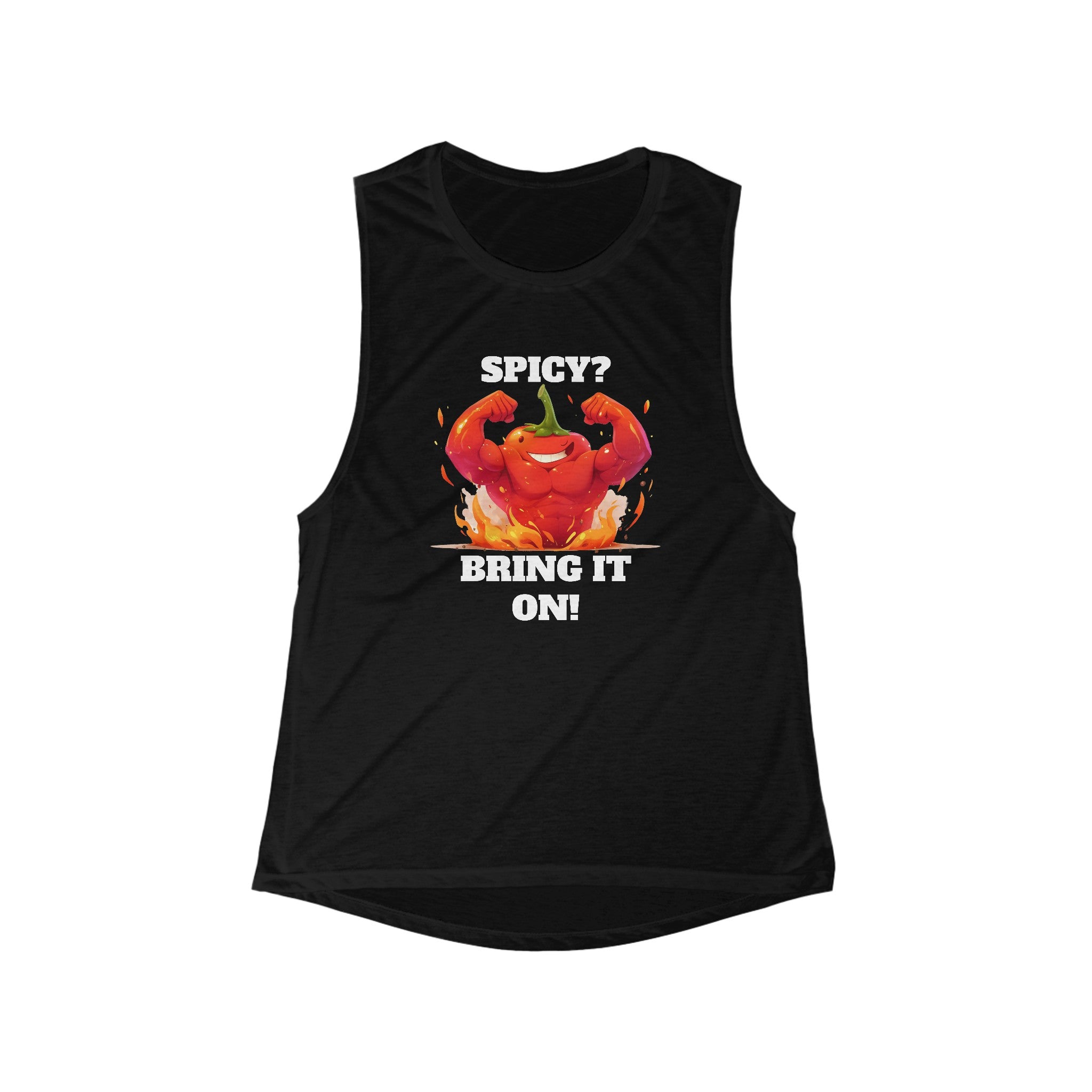 Spicy? Bring It On! Women's Flowy Tank Top