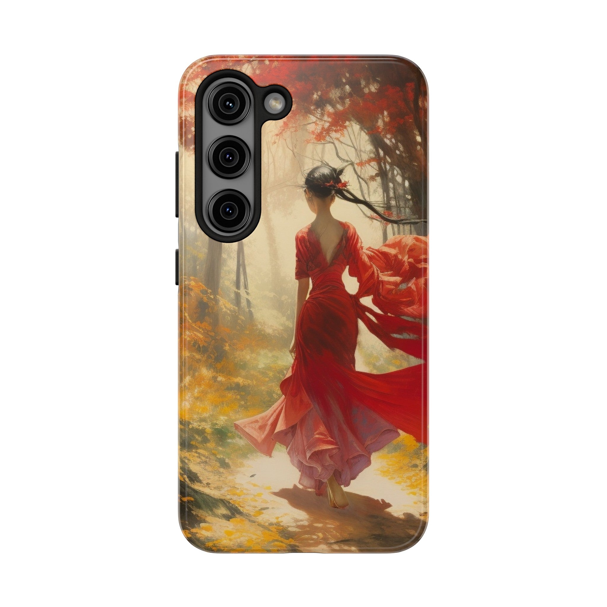 Crimson Journey Tough Phone Case