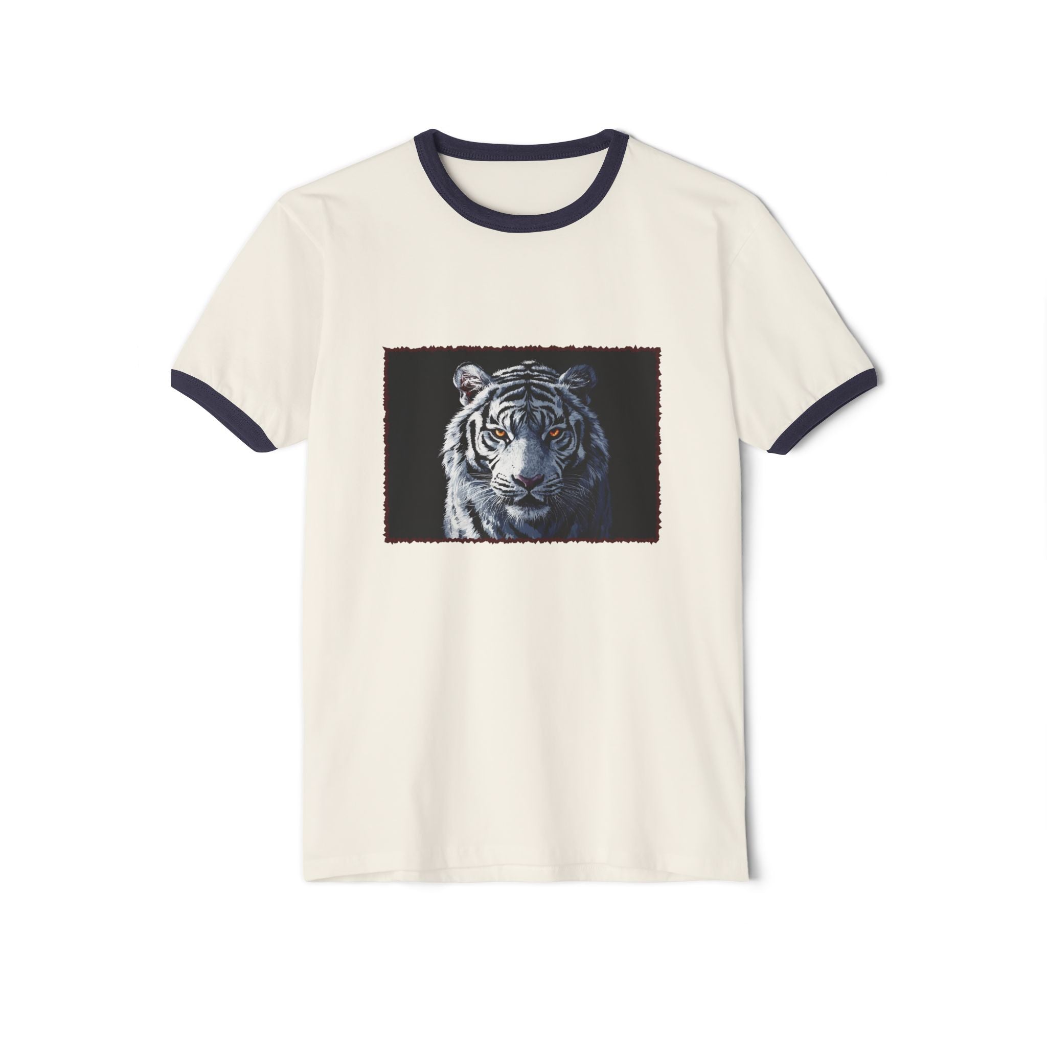 White Tiger Spirit Ringer T-Shirt