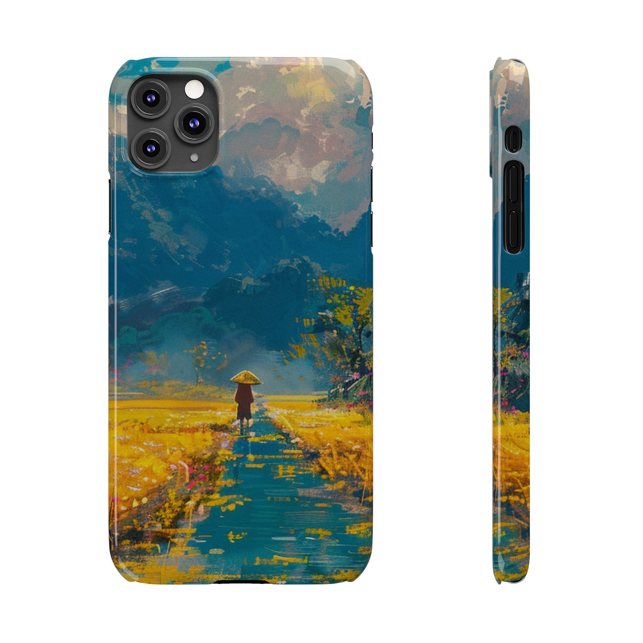 Golden Journey Slim Phone Case