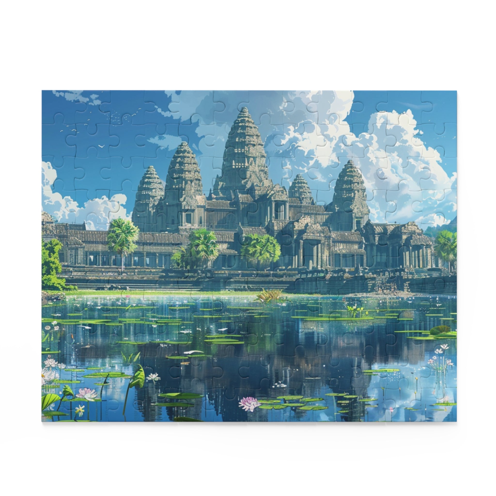 Daytime Serenity at Angkor Wat Puzzle