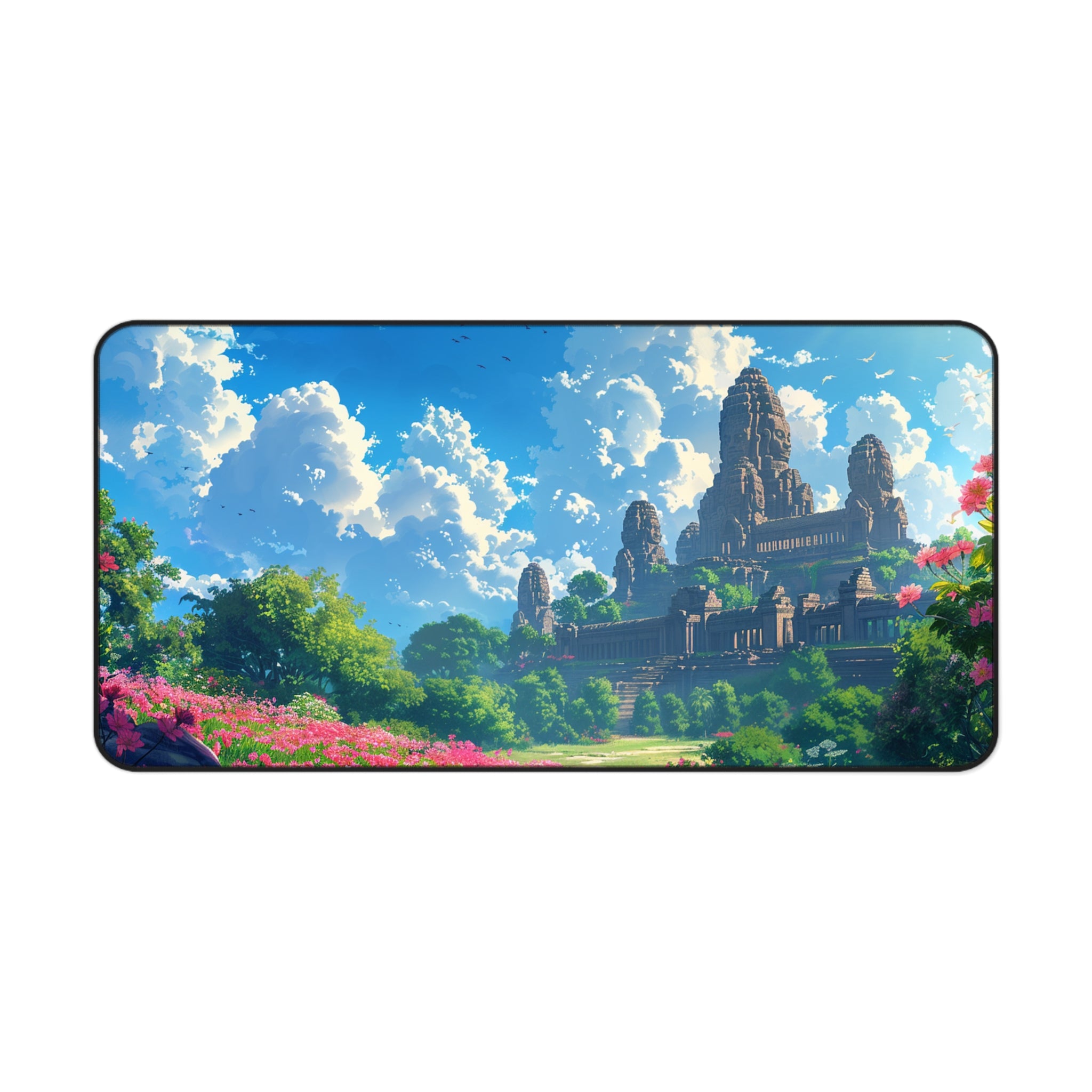 Bayon Faces Desk Mat