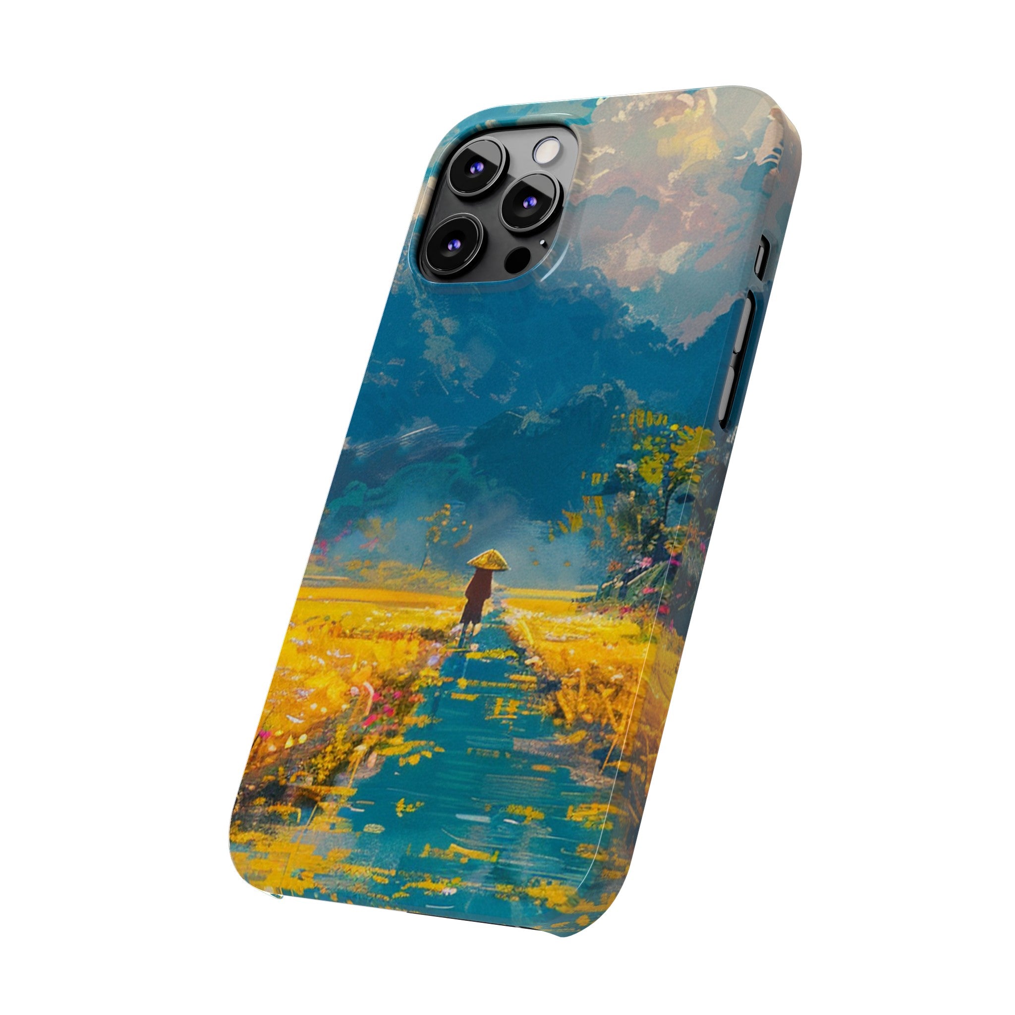 Golden Journey Slim Phone Case