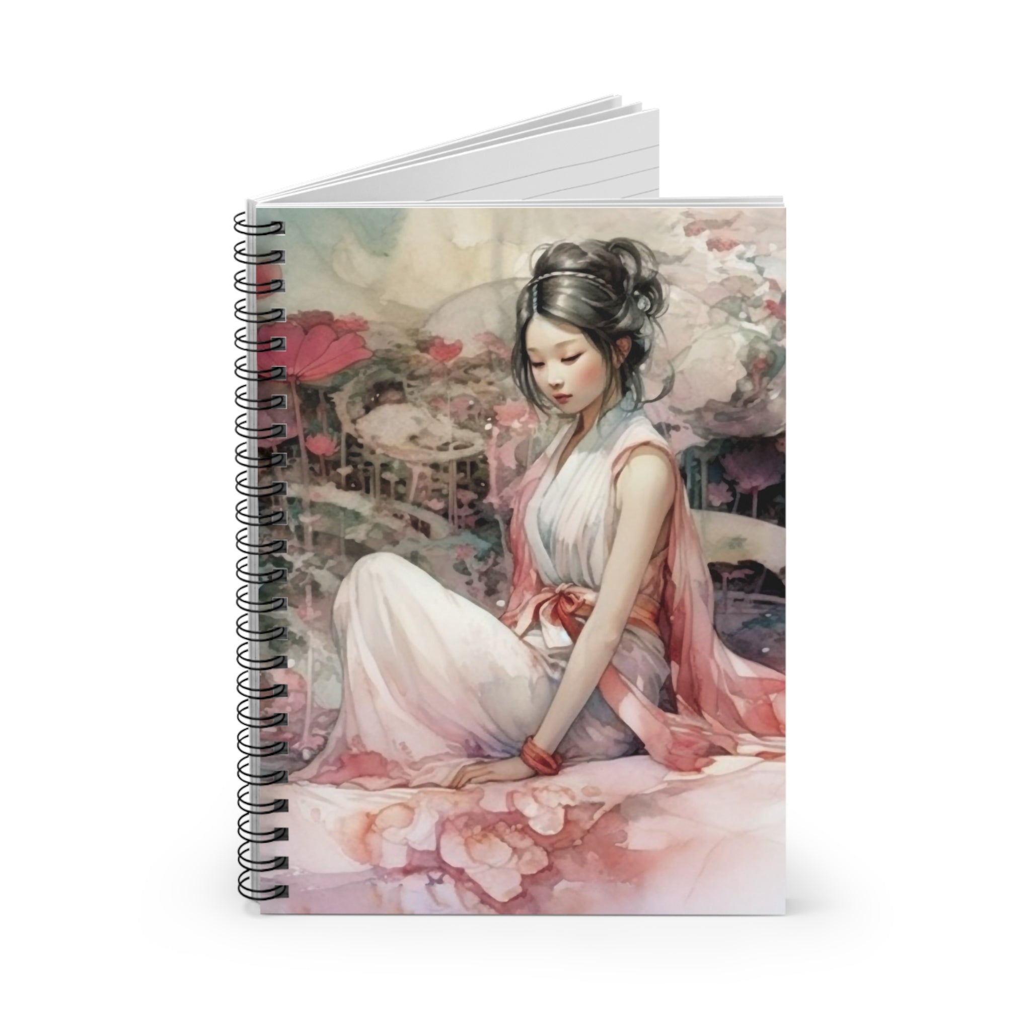 Lotus Serenity Spiral Notebook