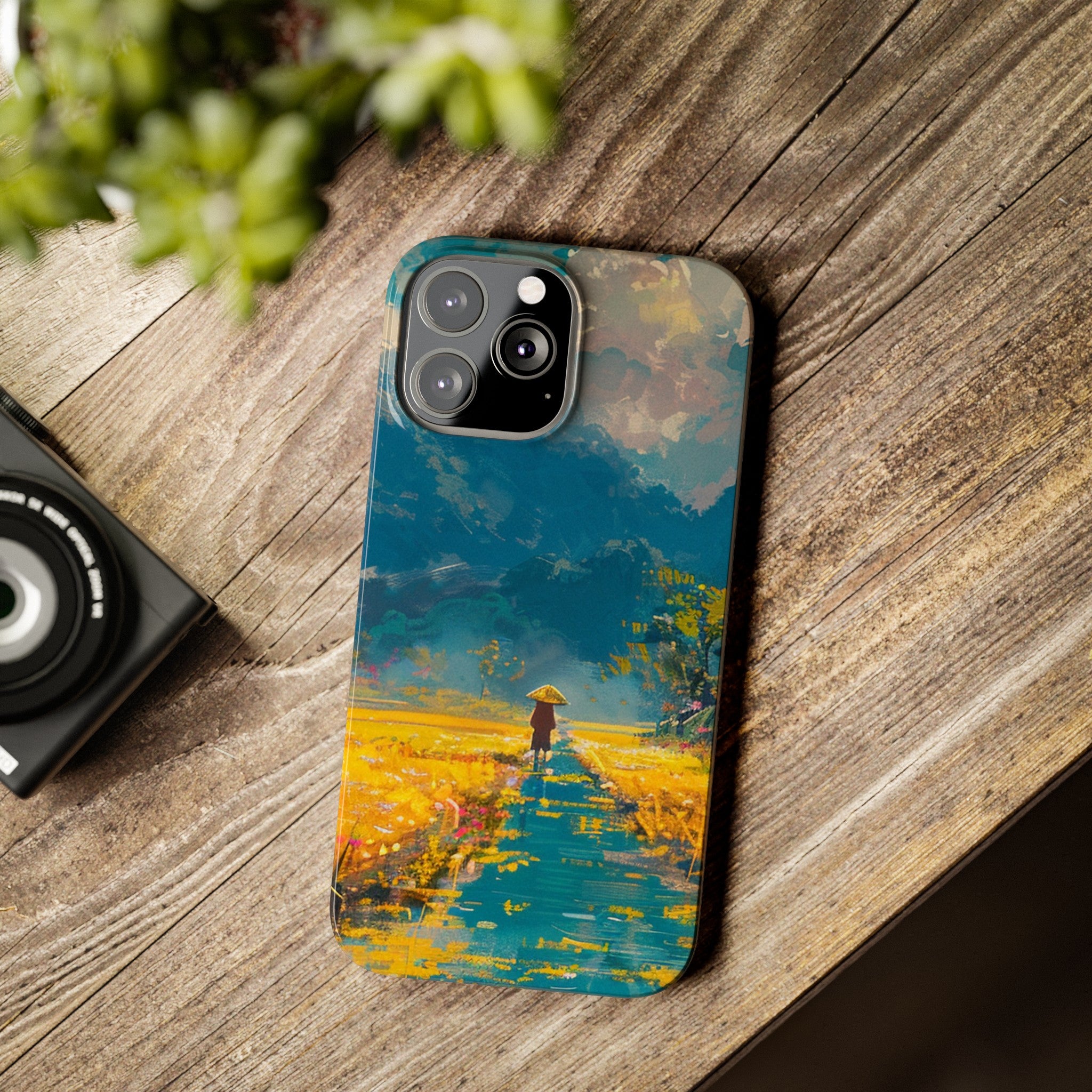 Golden Journey Slim Phone Case