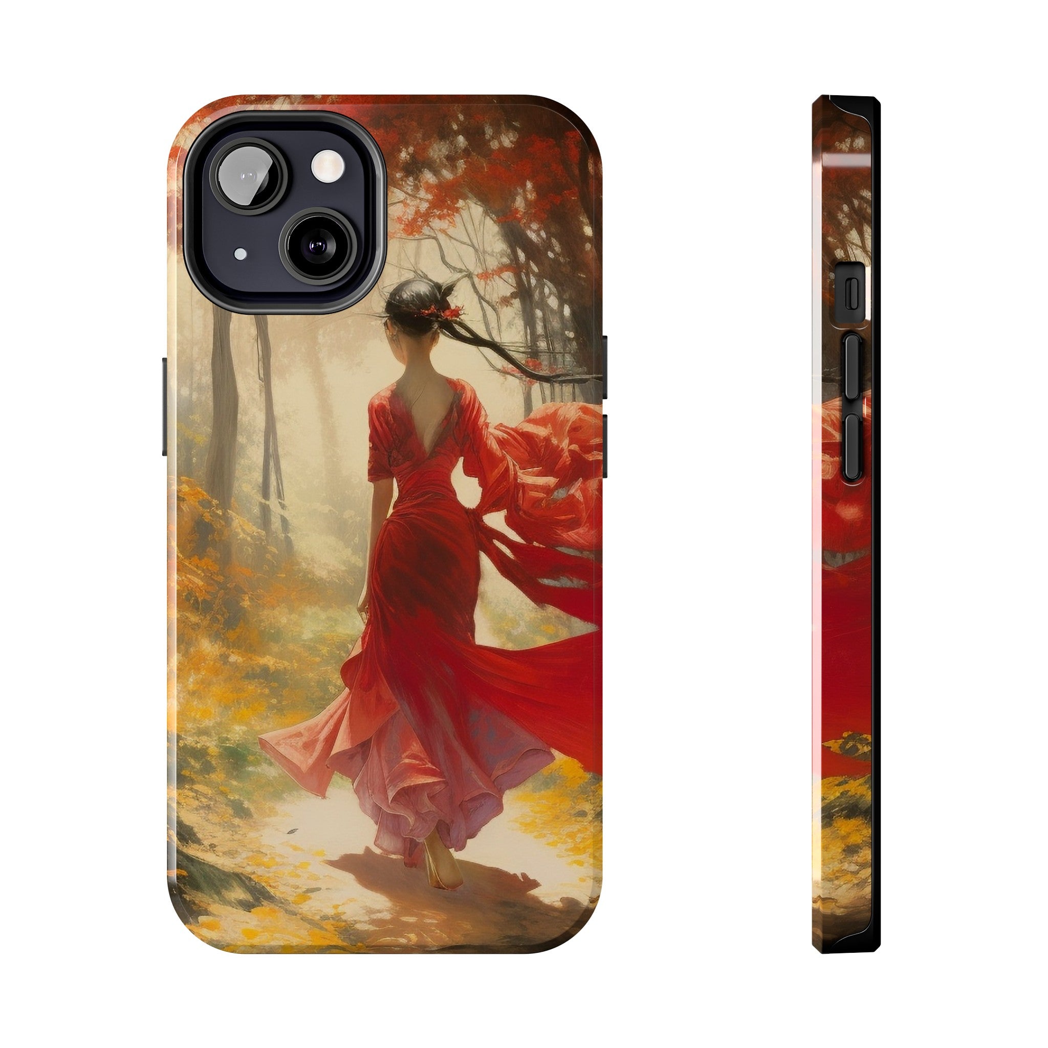 Crimson Journey Tough Phone Case