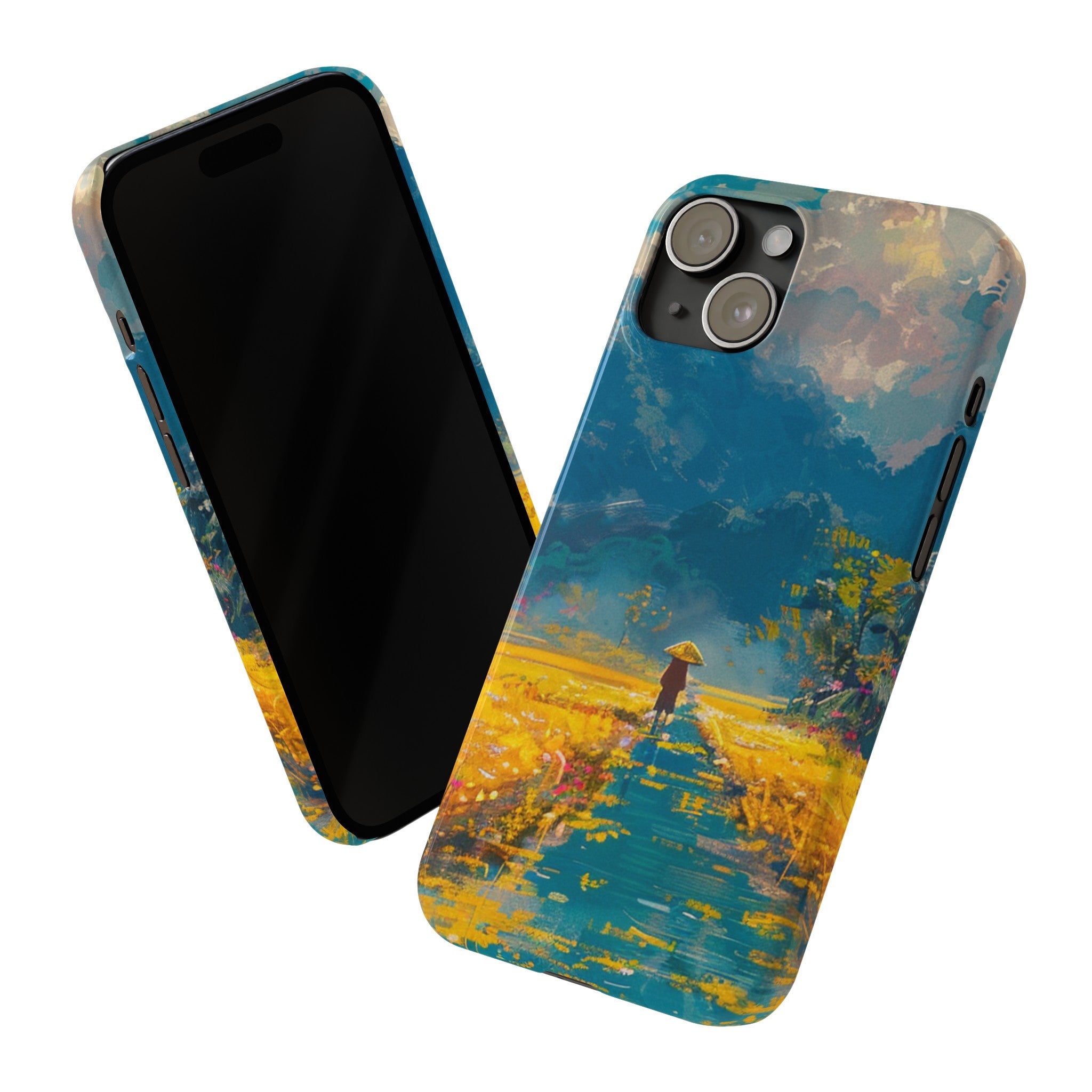 Golden Journey Slim Phone Case