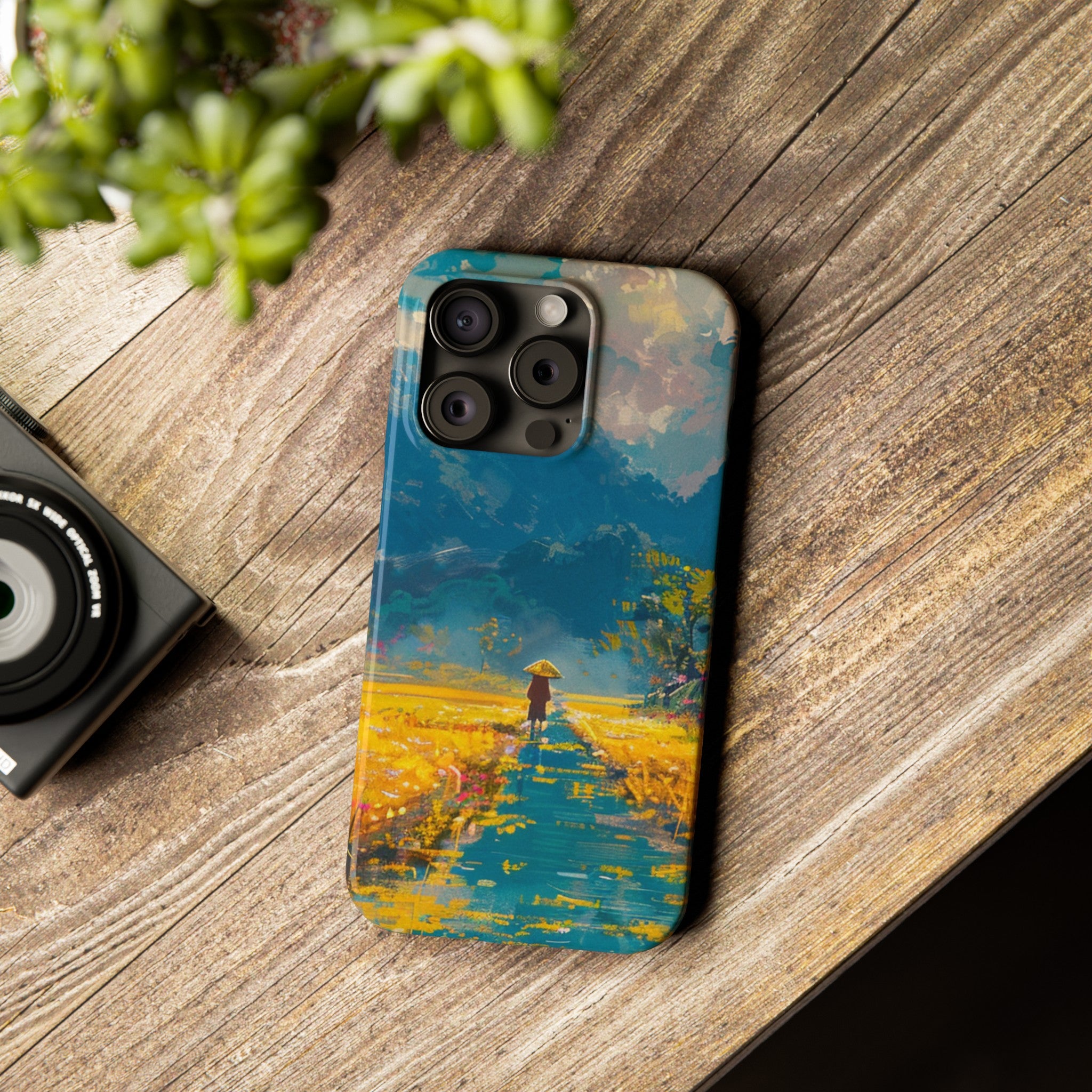 Golden Journey Slim Phone Case