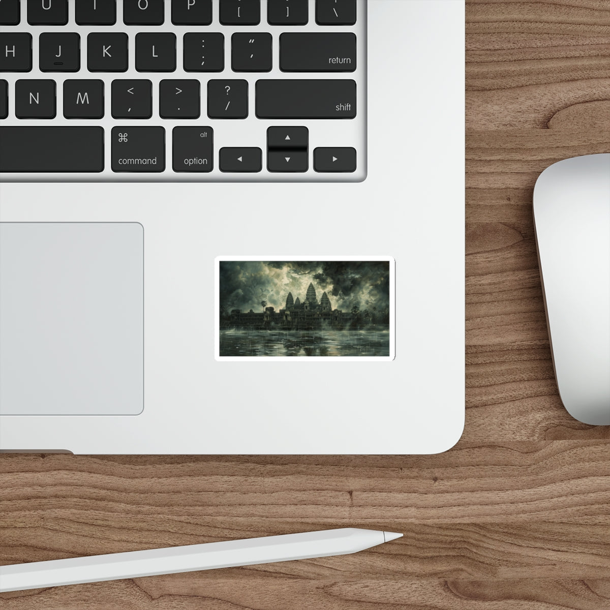 Stormy Majesty at Angkor Wat Sticker (Premium)