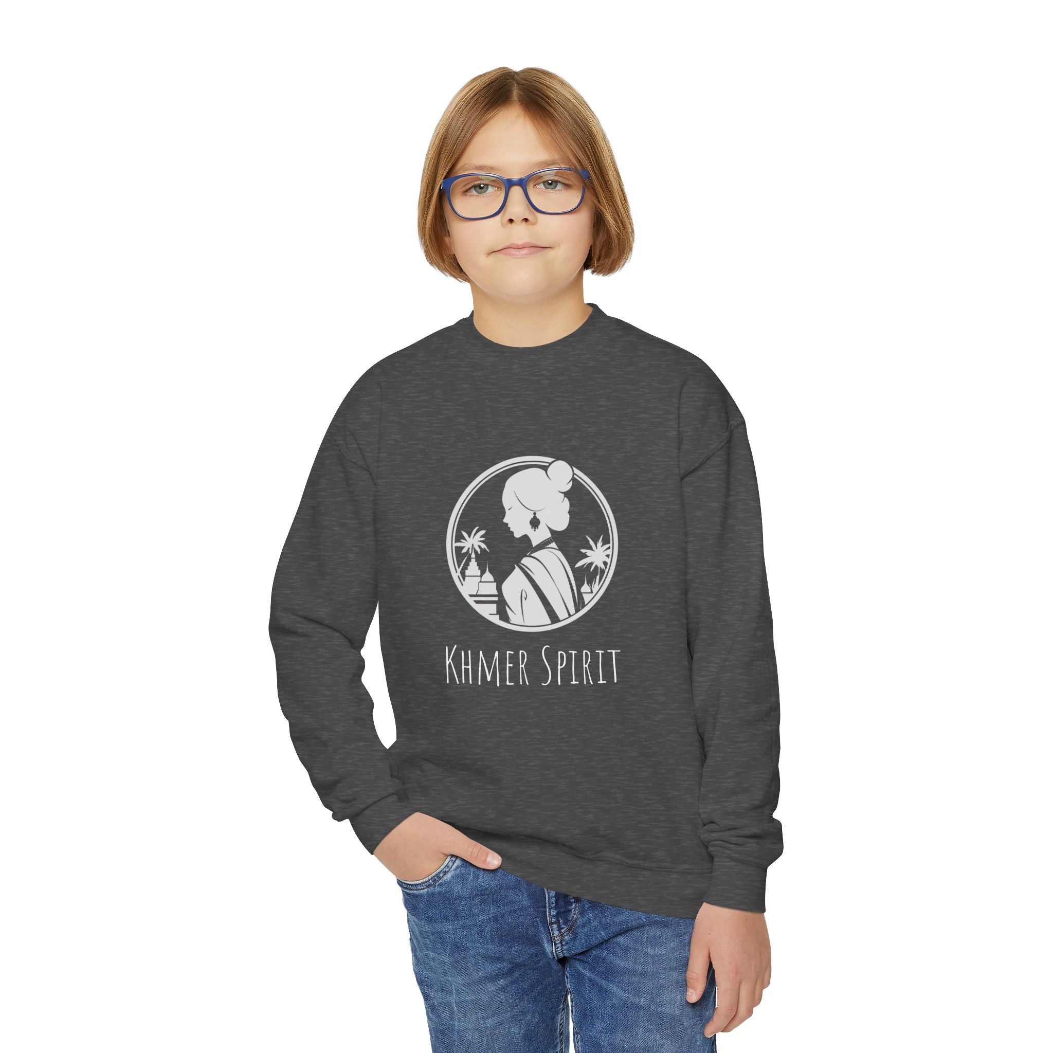 Khmer Spirit Youth Crewneck Sweatshirt