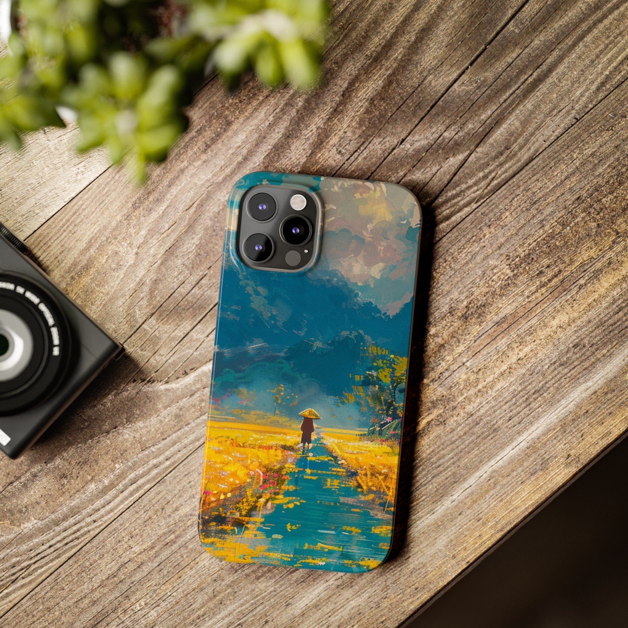 Golden Journey Slim Phone Case