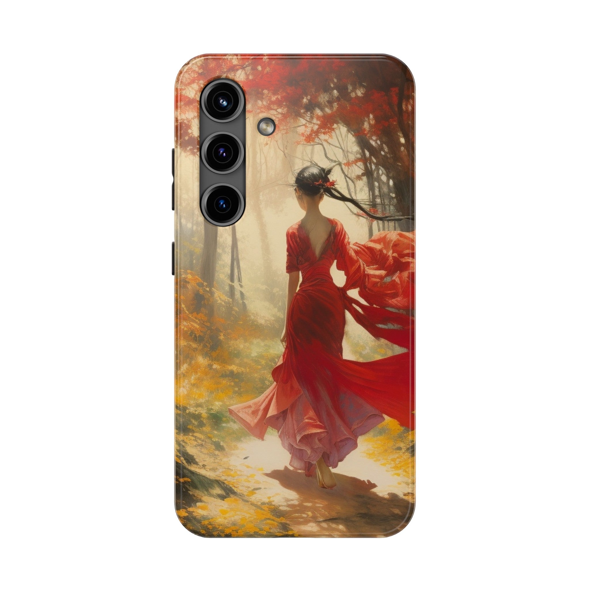 Crimson Journey Tough Phone Case