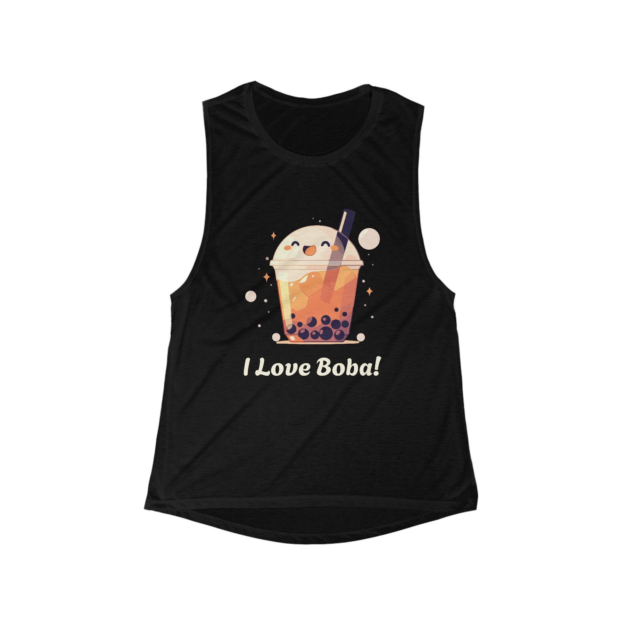 I Love Boba! Women's Flowy Tank Top