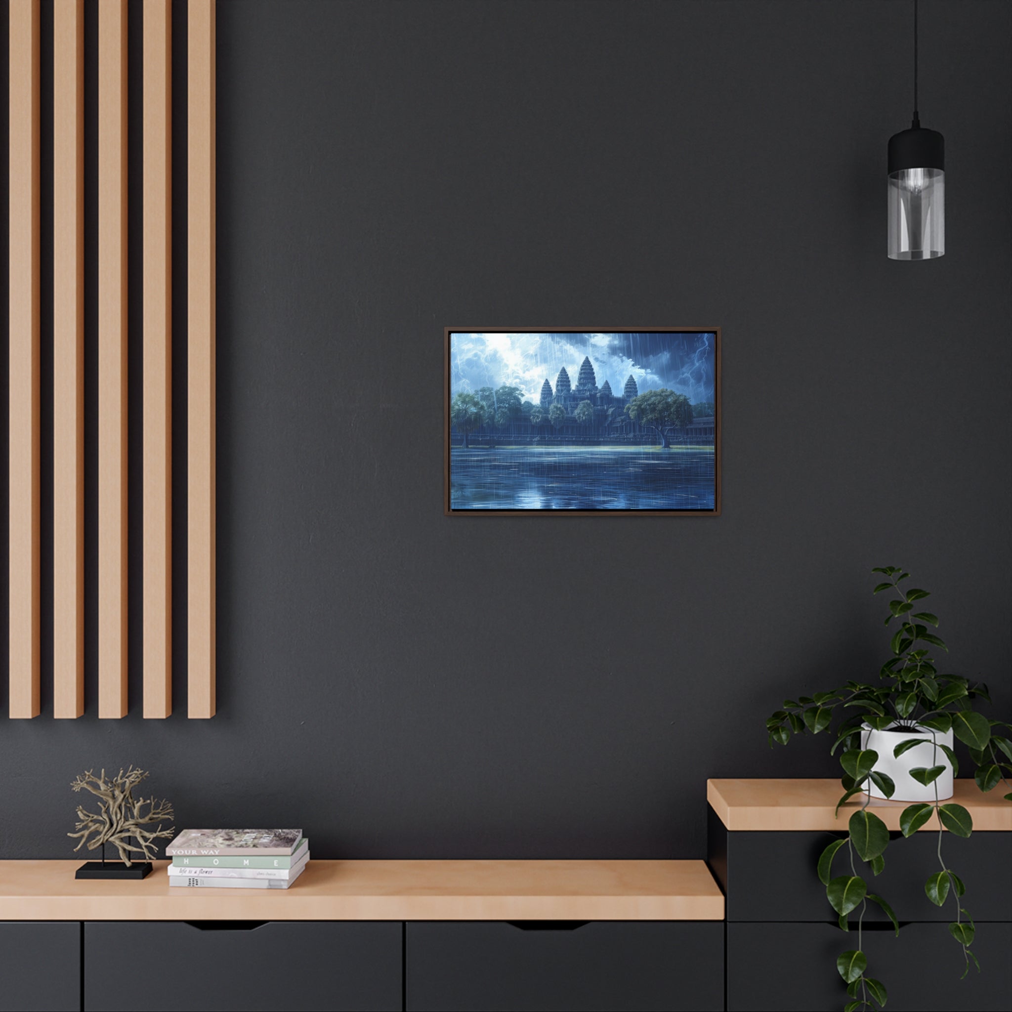 Thunderstorm Over Angkor Wat Canvas