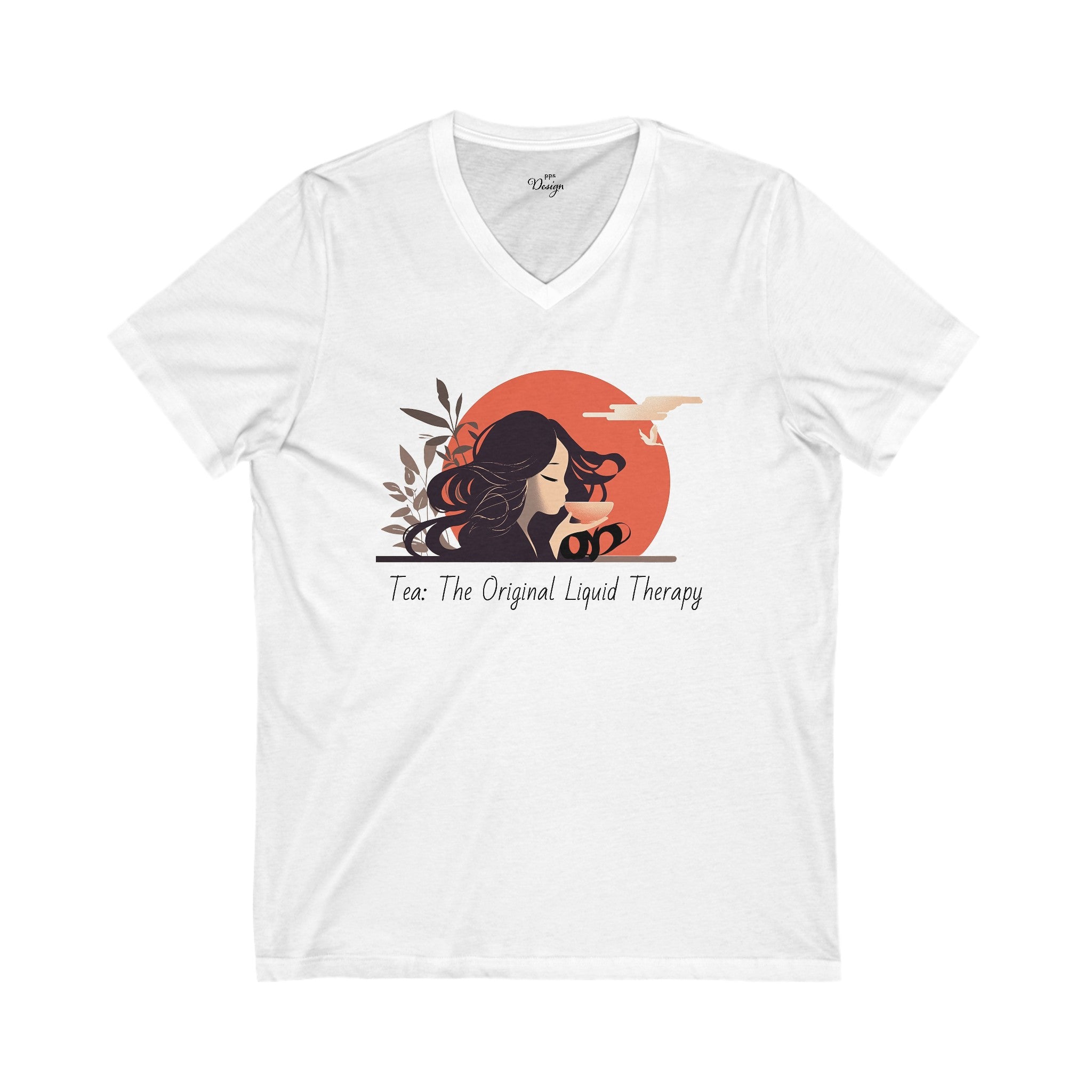 Tea: The Original Liquid Therapy - Women's V-Neck Tee