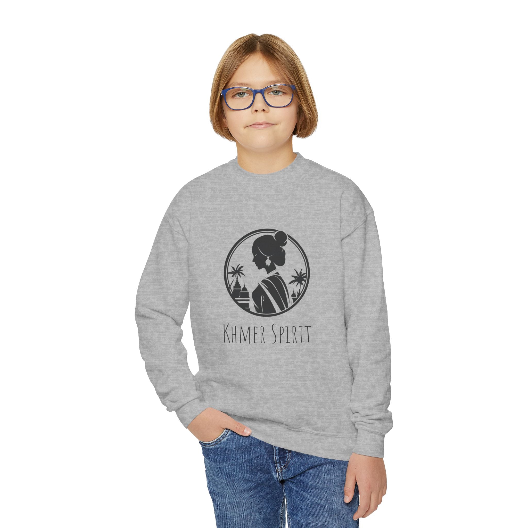 Khmer Spirit Youth Crewneck Sweatshirt