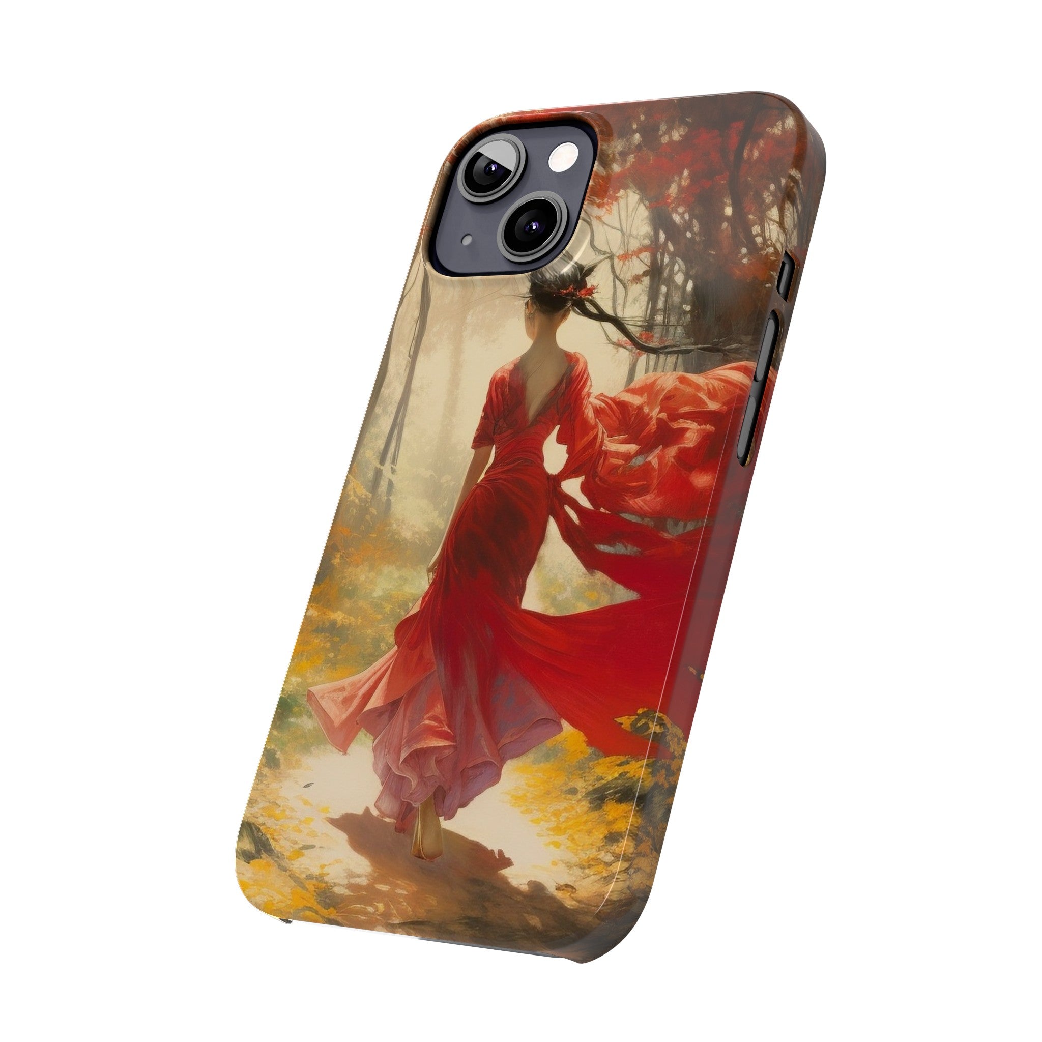 Crimson Journey Slim Phone Case