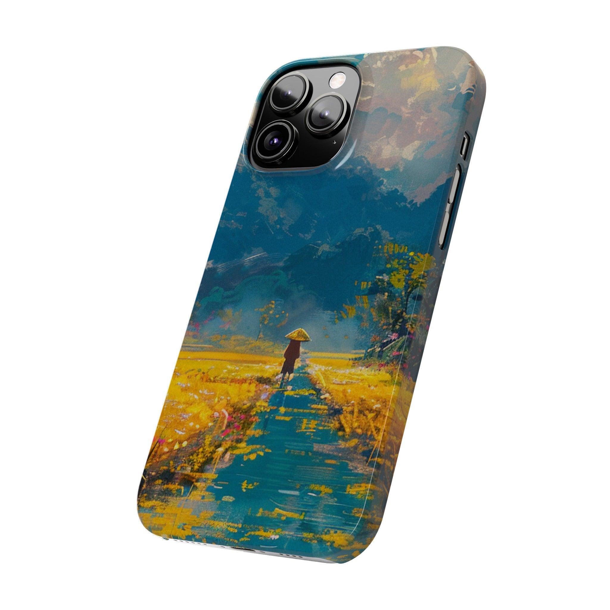 Golden Journey Slim Phone Case