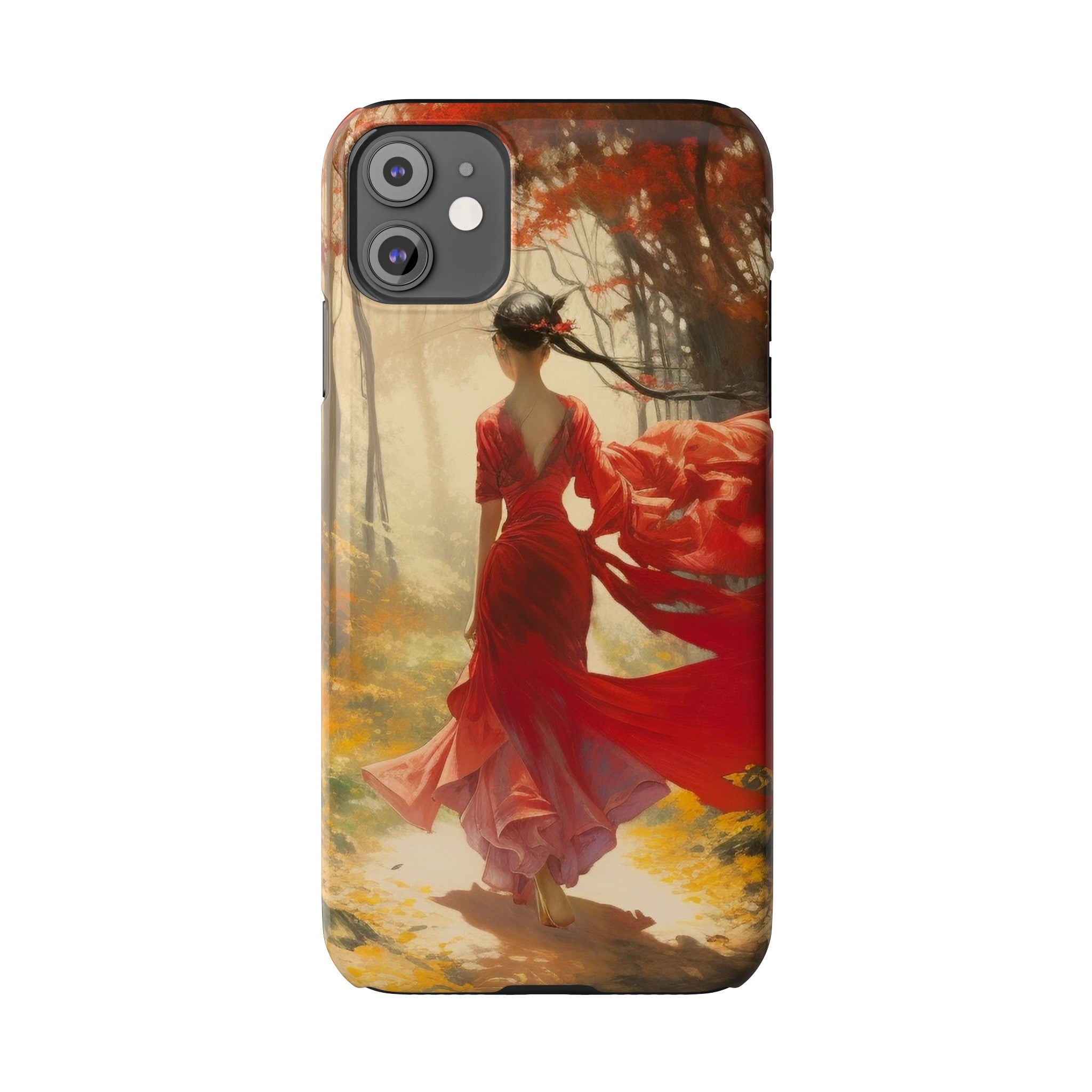 Crimson Journey Slim Phone Case