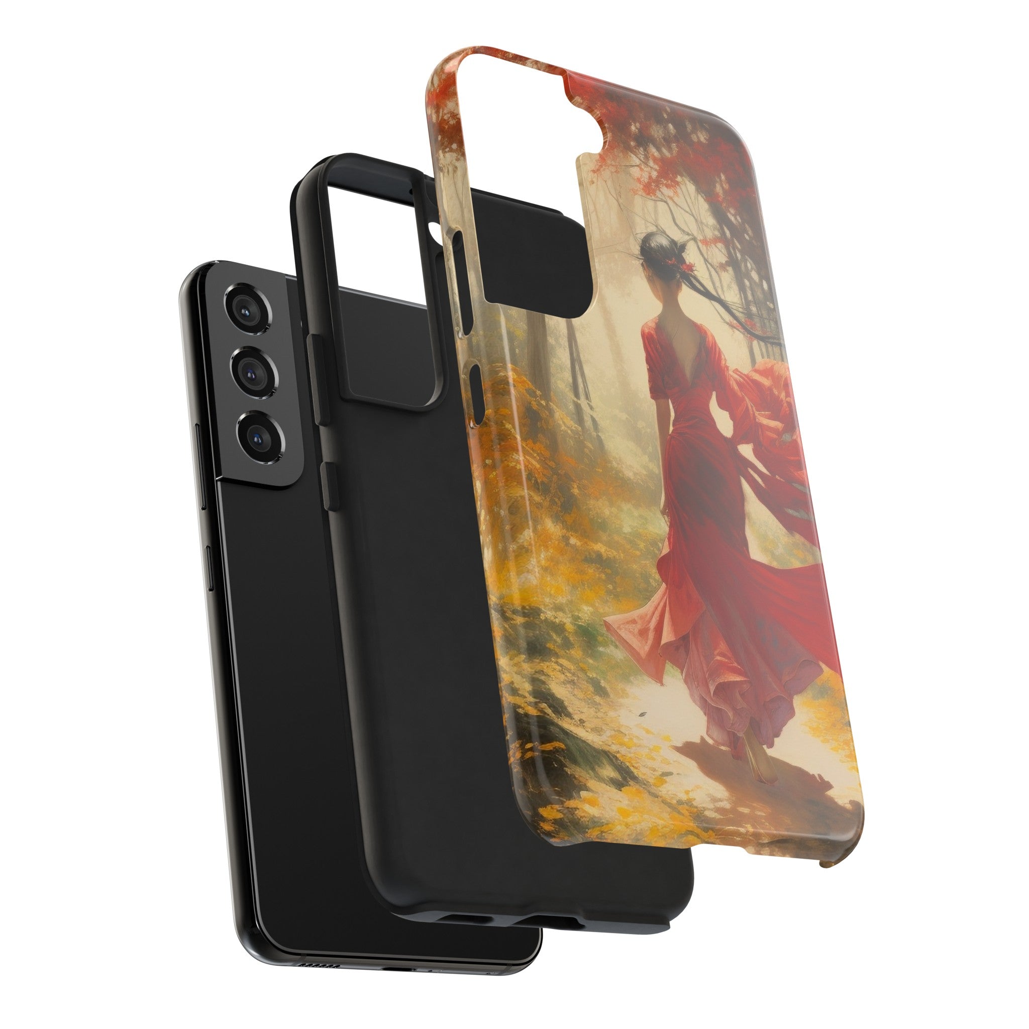 Crimson Journey Tough Phone Case