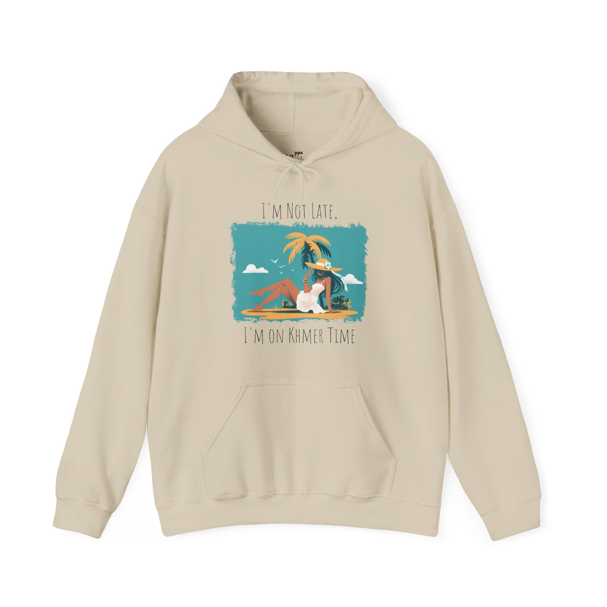 I'm not late, I'm on Khmer Time - Heavy Blend Hoodie