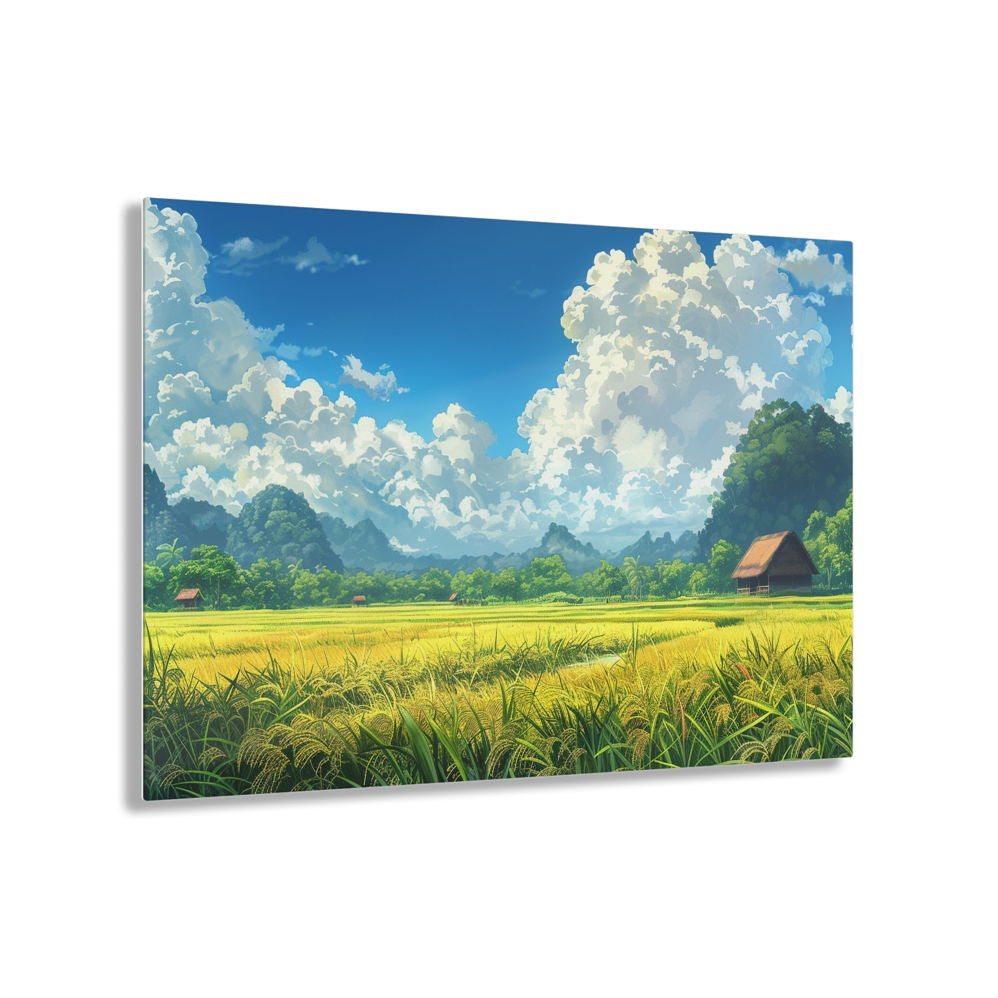 Tranquil Fields Acrylic Print