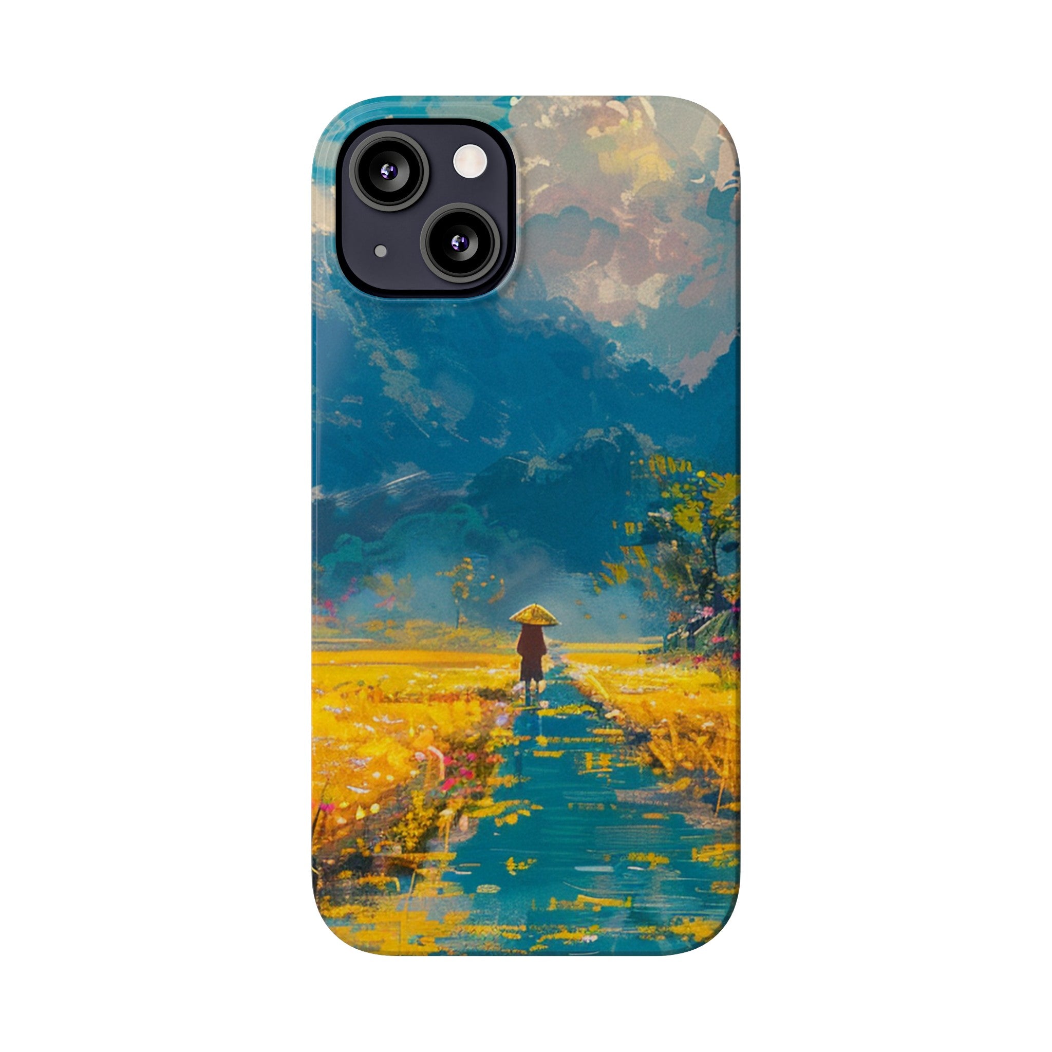 Golden Journey Slim Phone Case