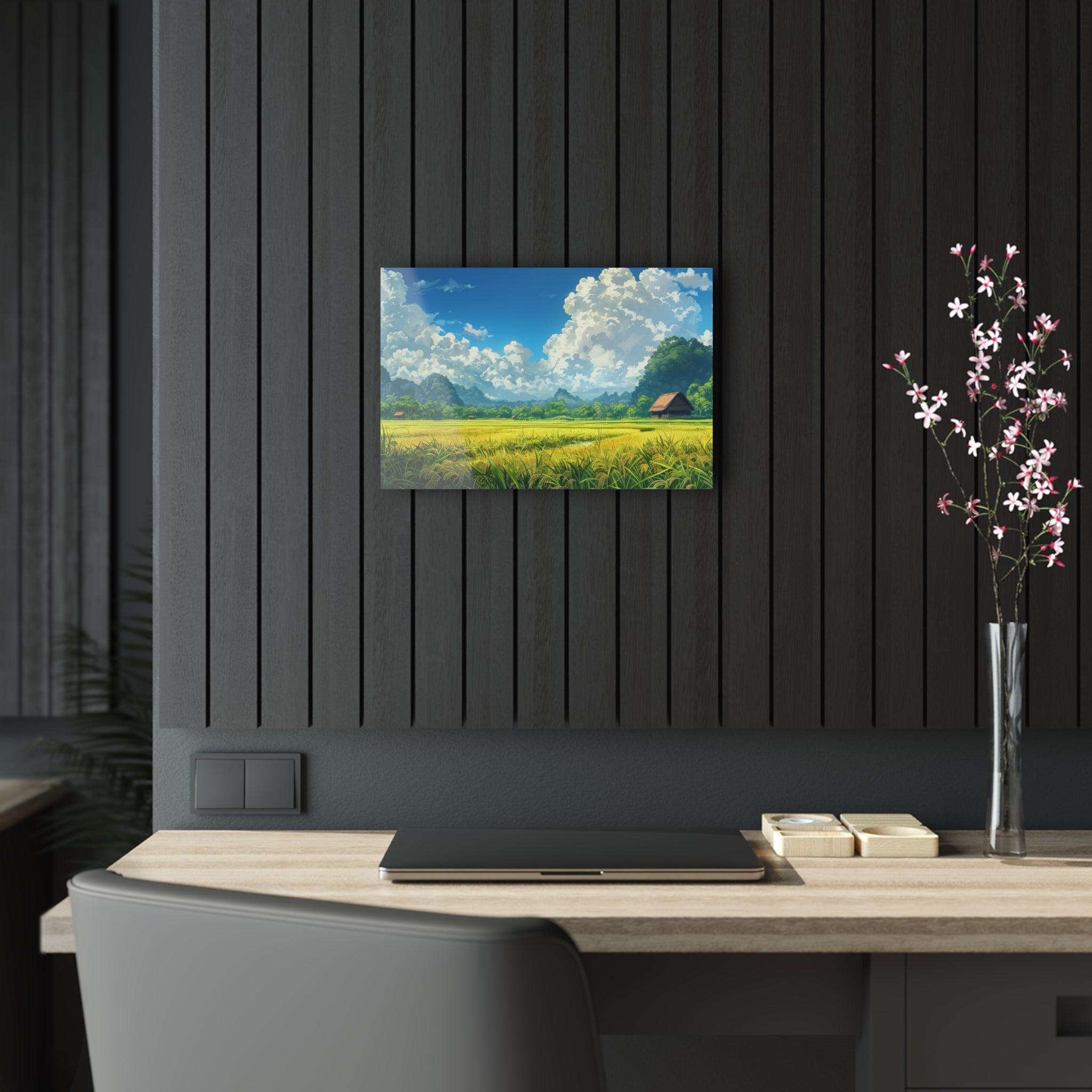 Tranquil Fields Acrylic Print