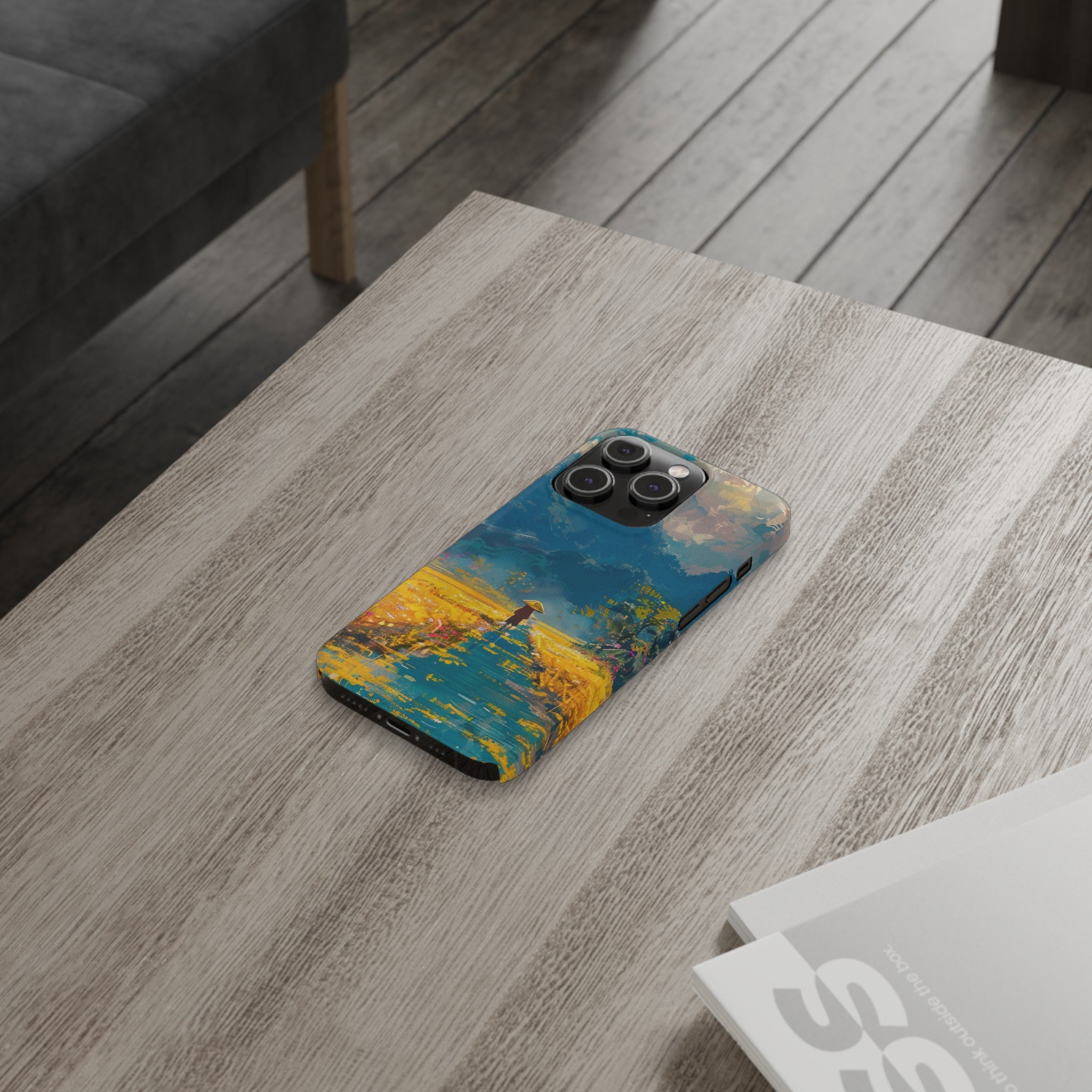 Golden Journey Slim Phone Case