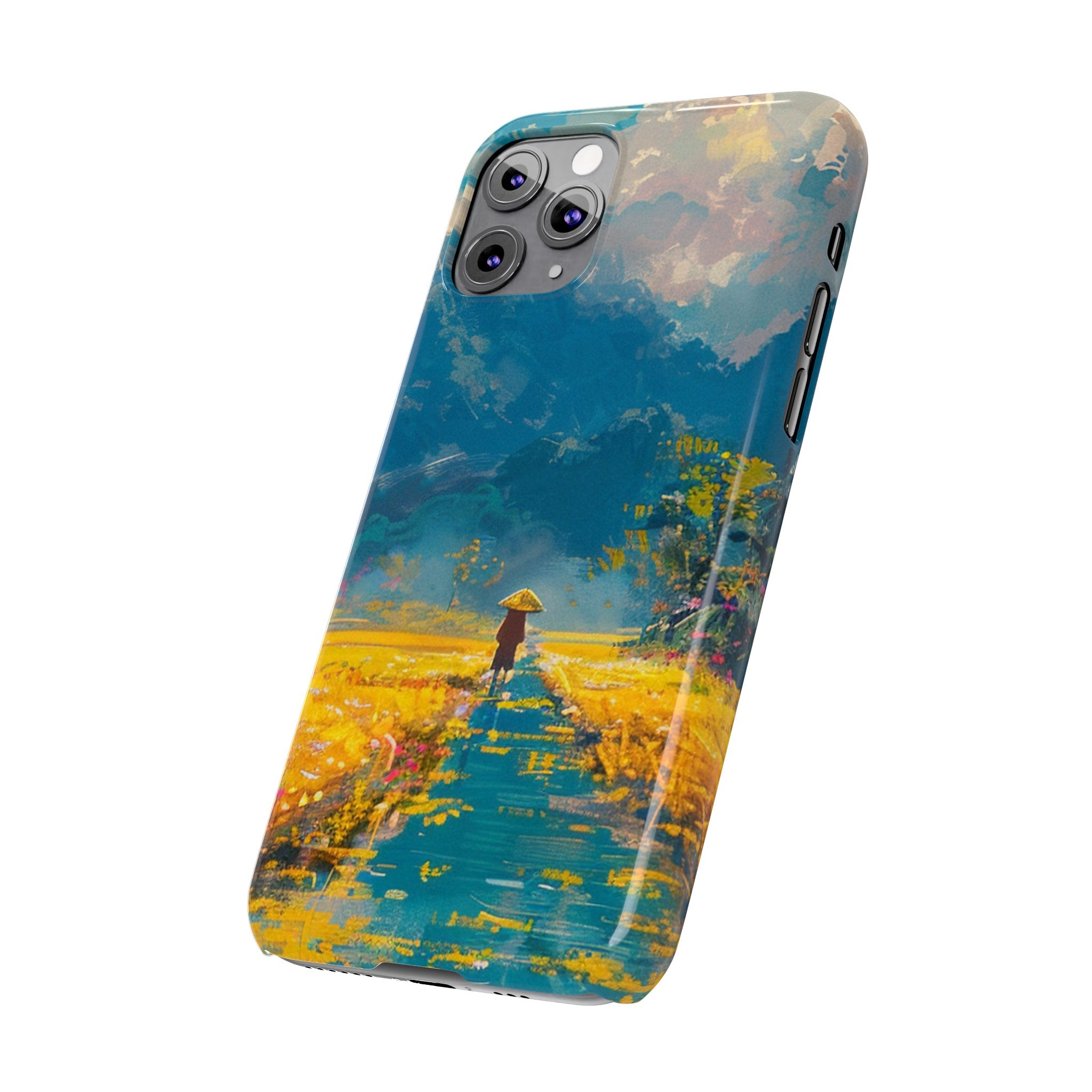 Golden Journey Slim Phone Case