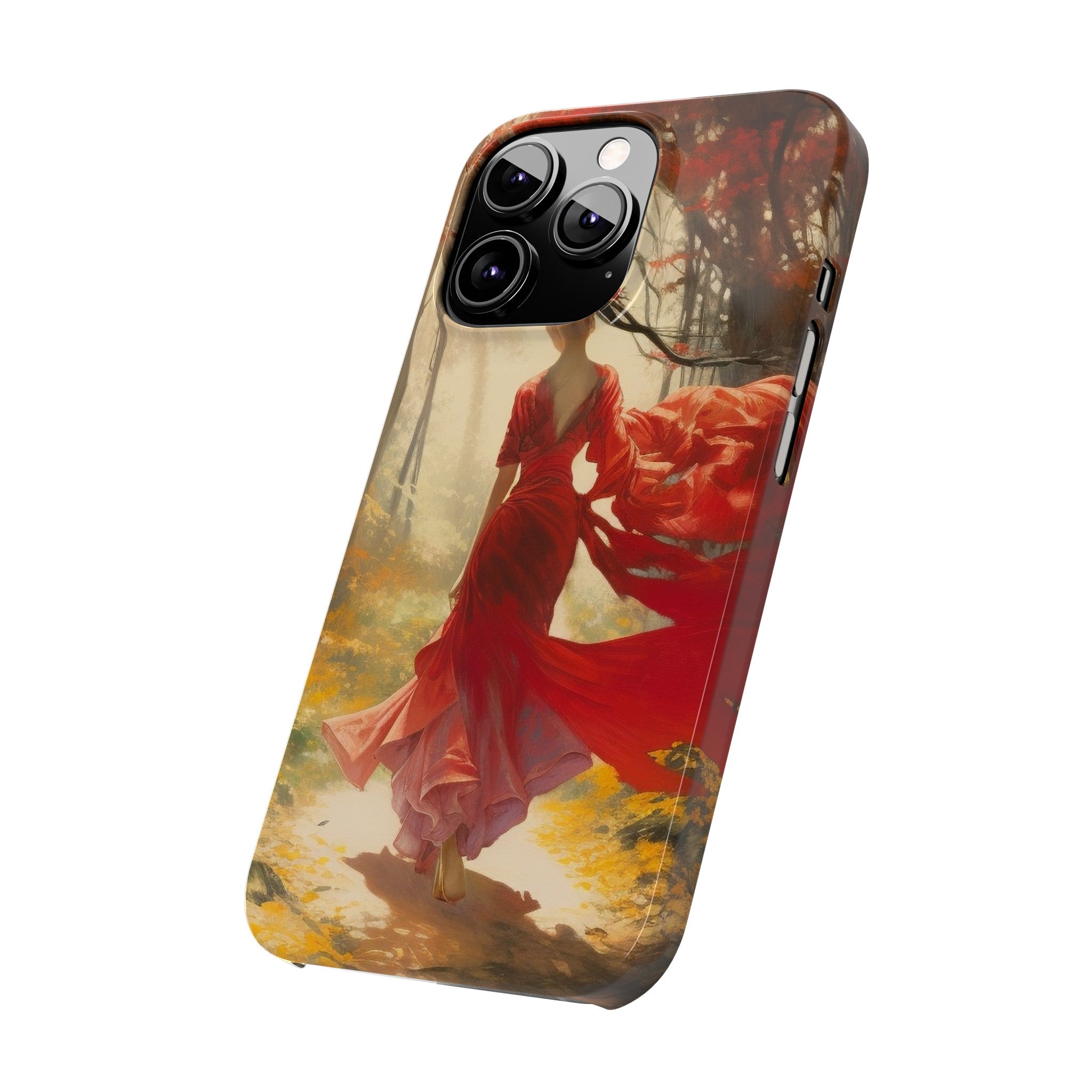 Crimson Journey Slim Phone Case