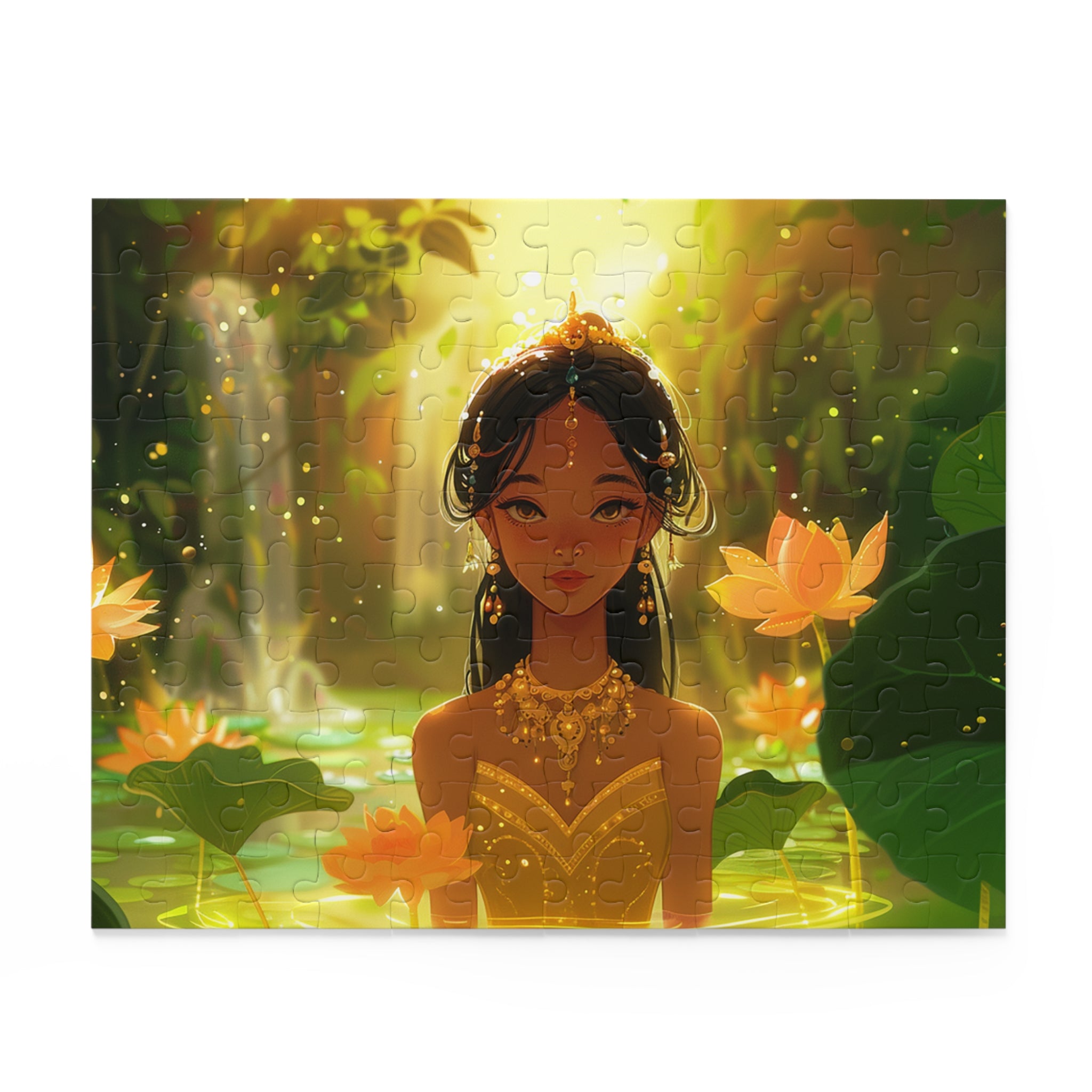 Golden Grace: Khmer Maiden Puzzle