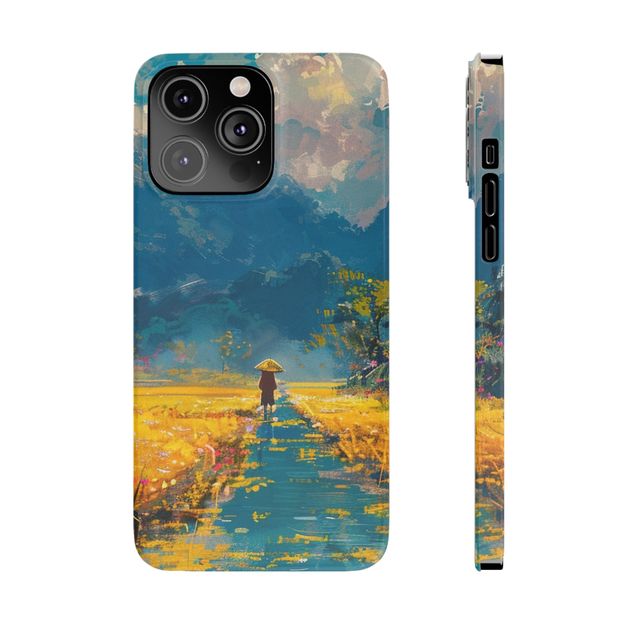 Golden Journey Slim Phone Case