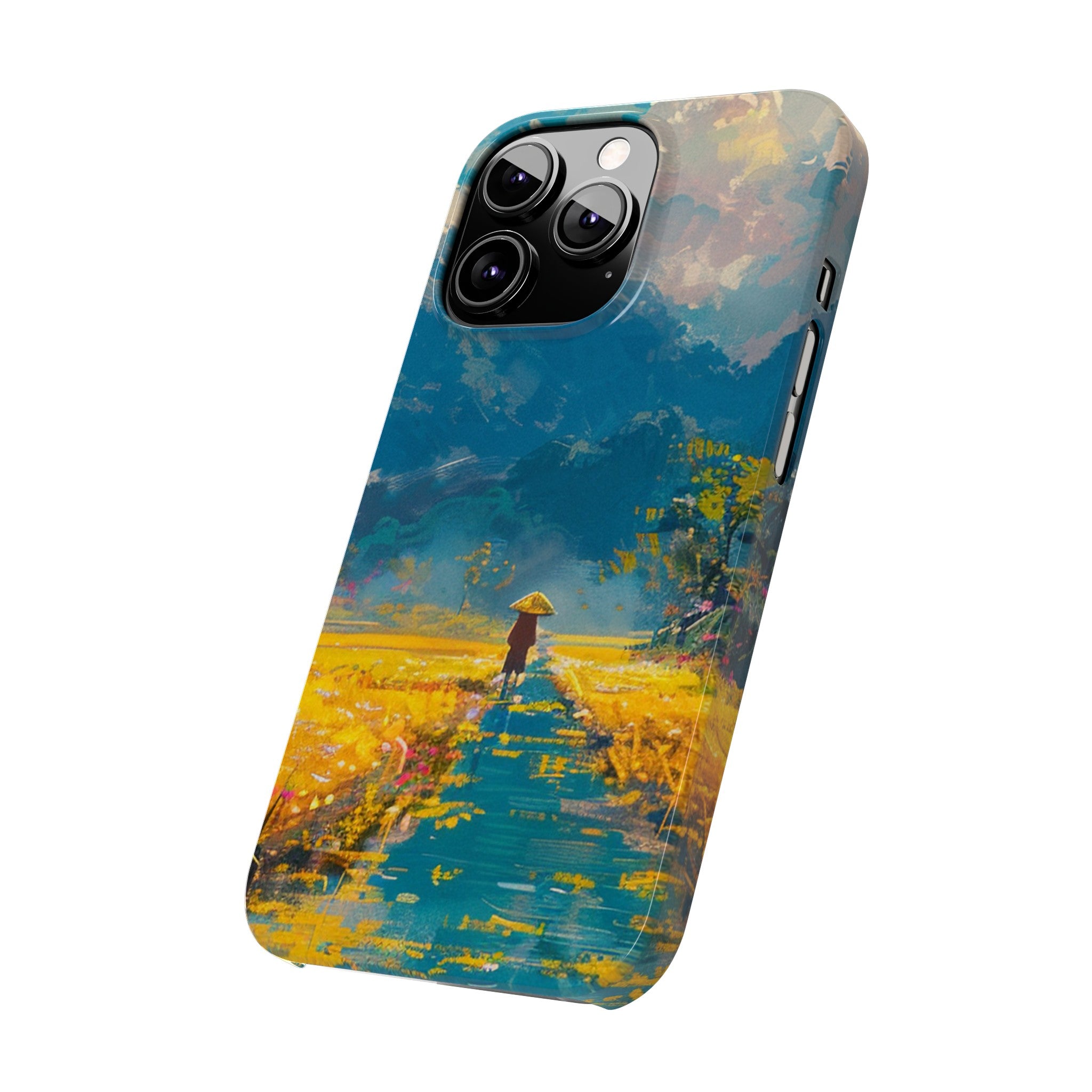 Golden Journey Slim Phone Case