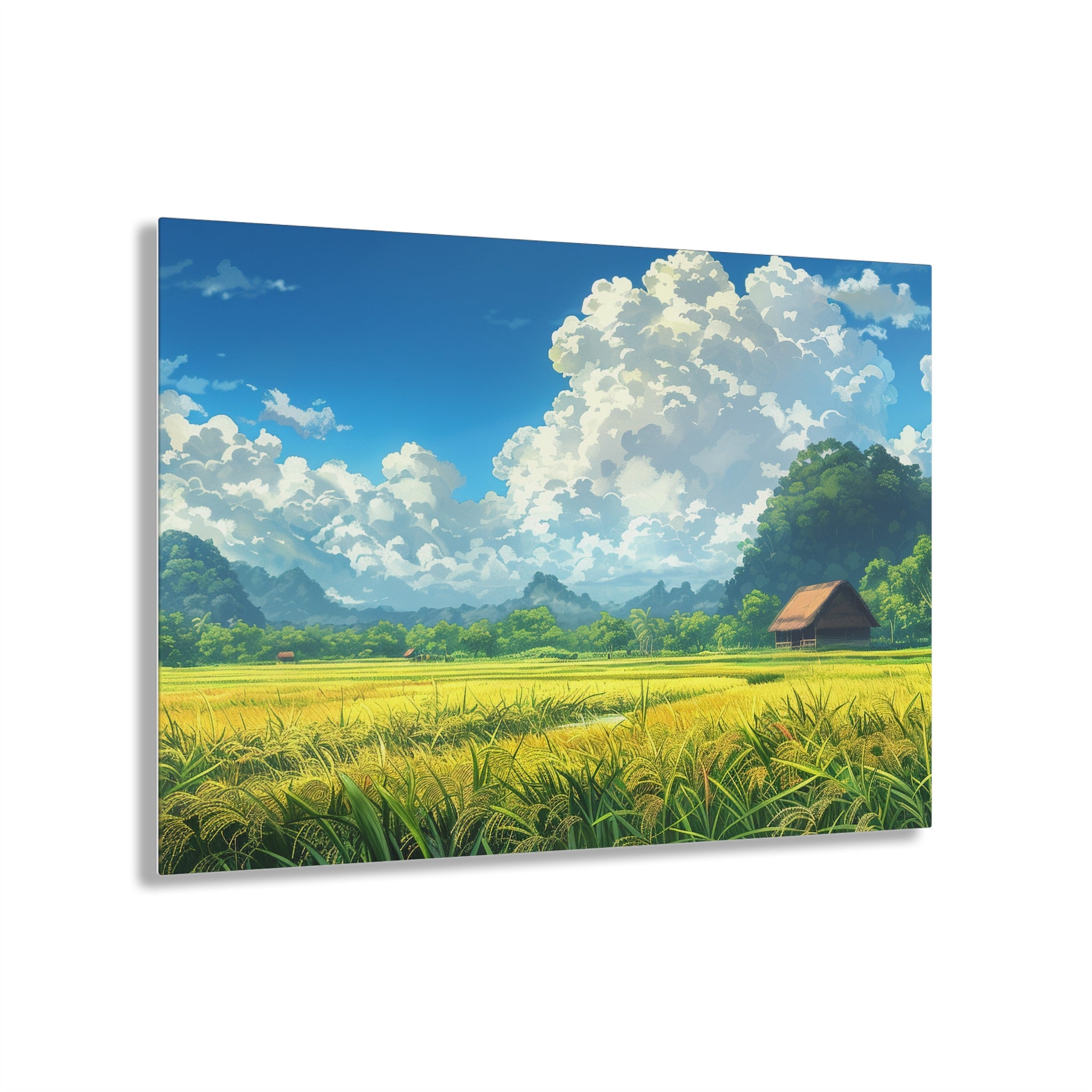 Tranquil Fields Acrylic Print