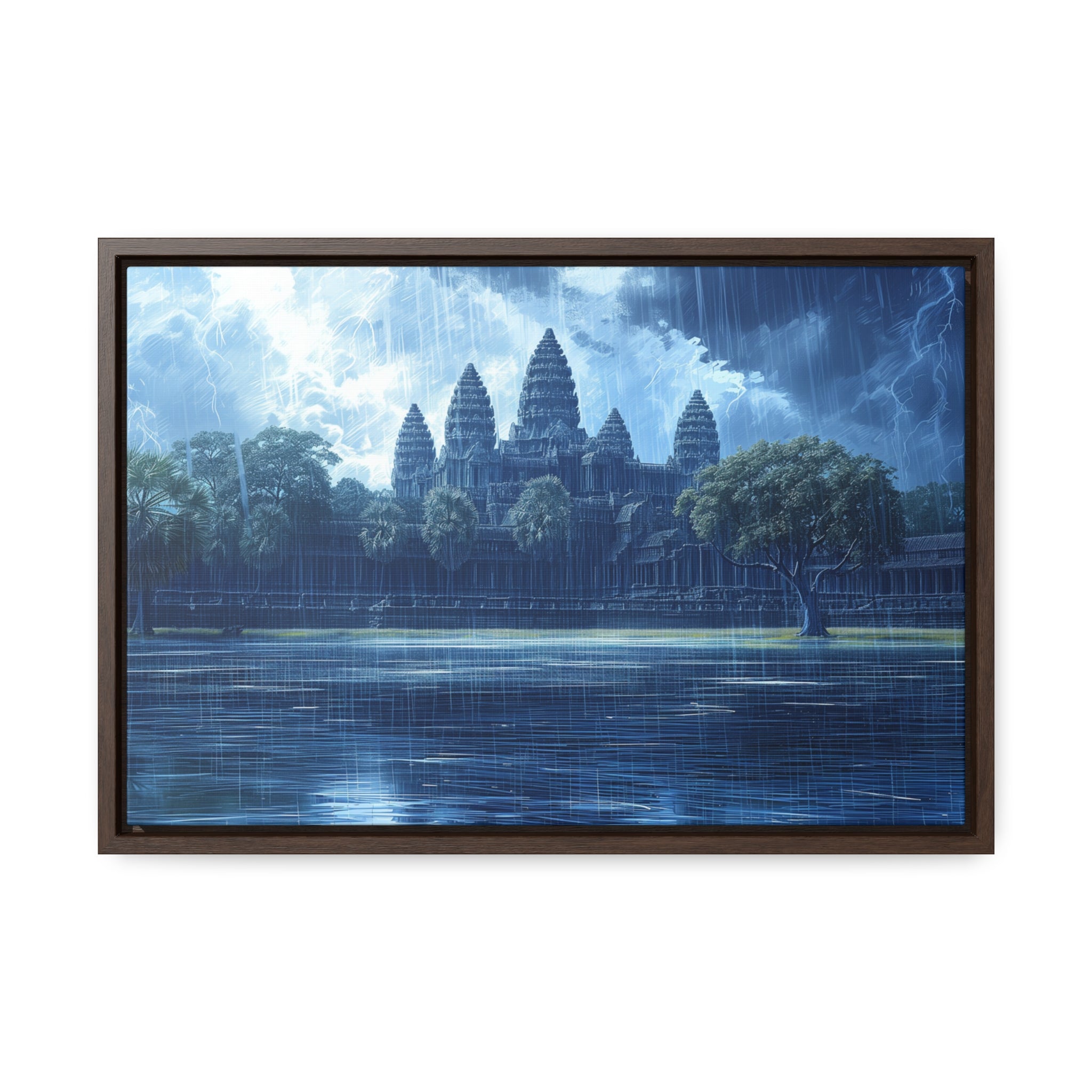 Thunderstorm Over Angkor Wat Canvas