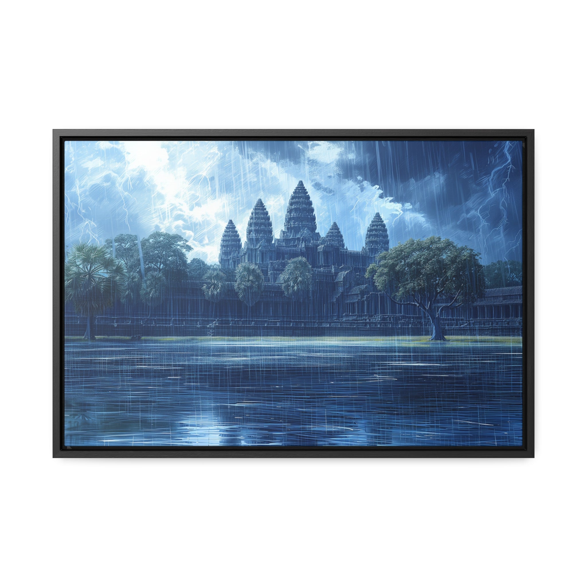 Thunderstorm Over Angkor Wat Canvas