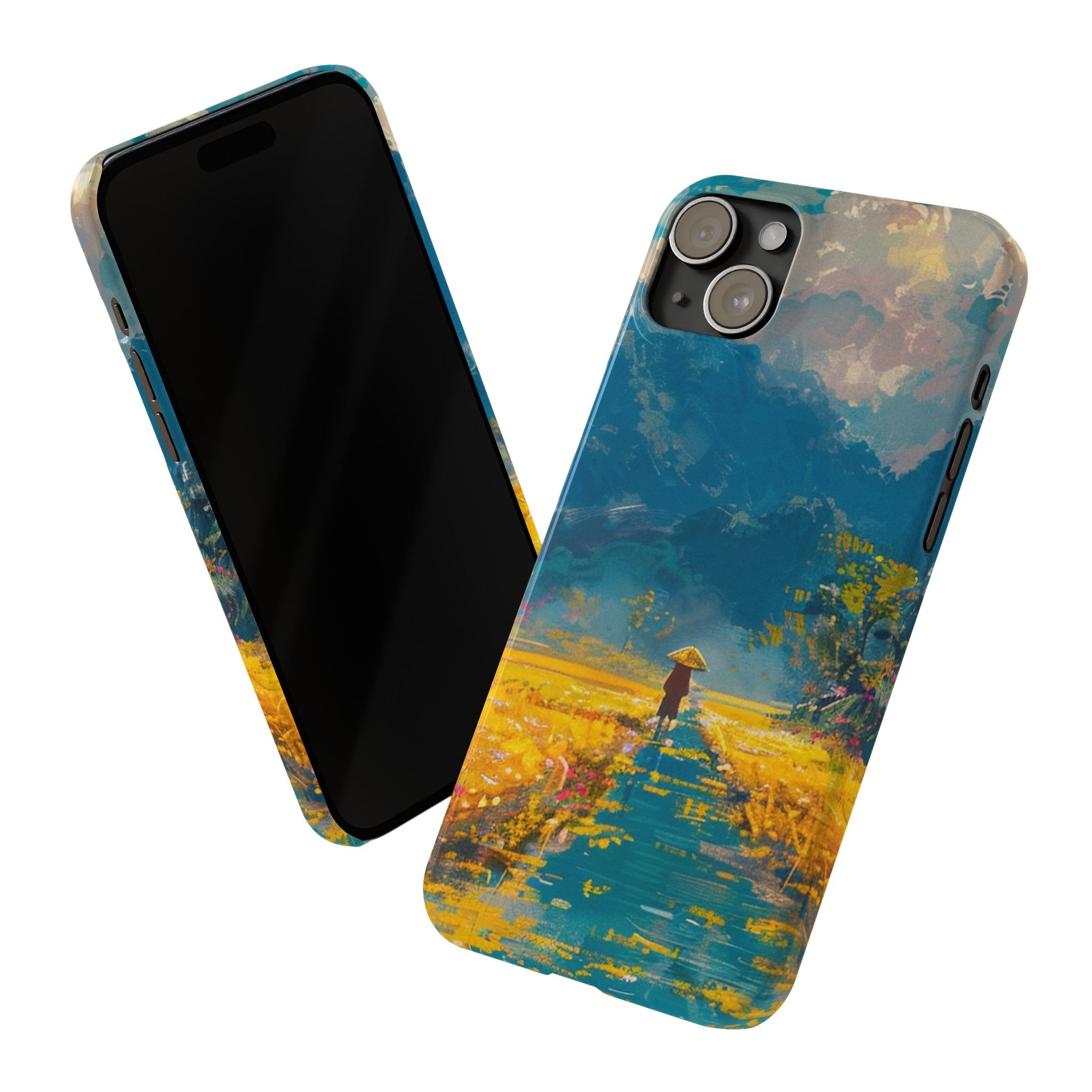 Golden Journey Slim Phone Case