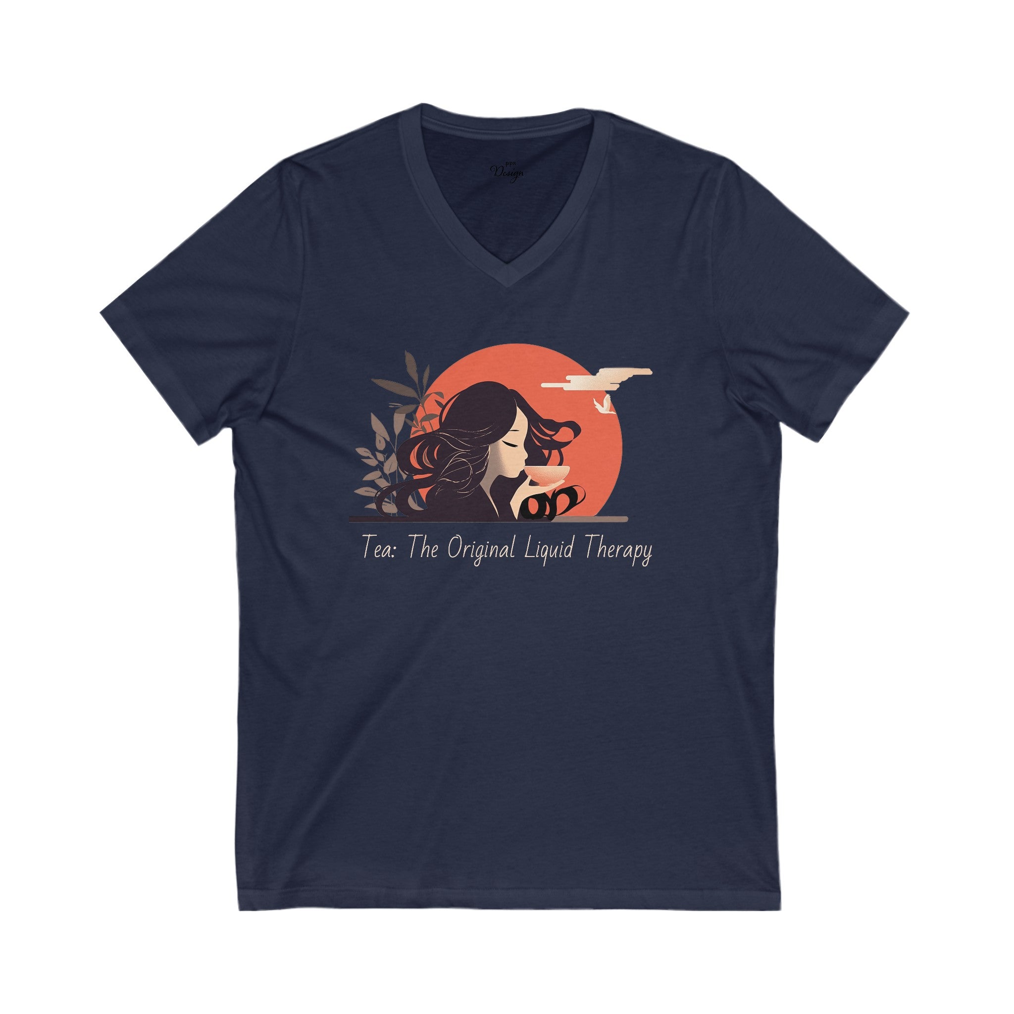 Tea: The Original Liquid Therapy - Women's V-Neck Tee