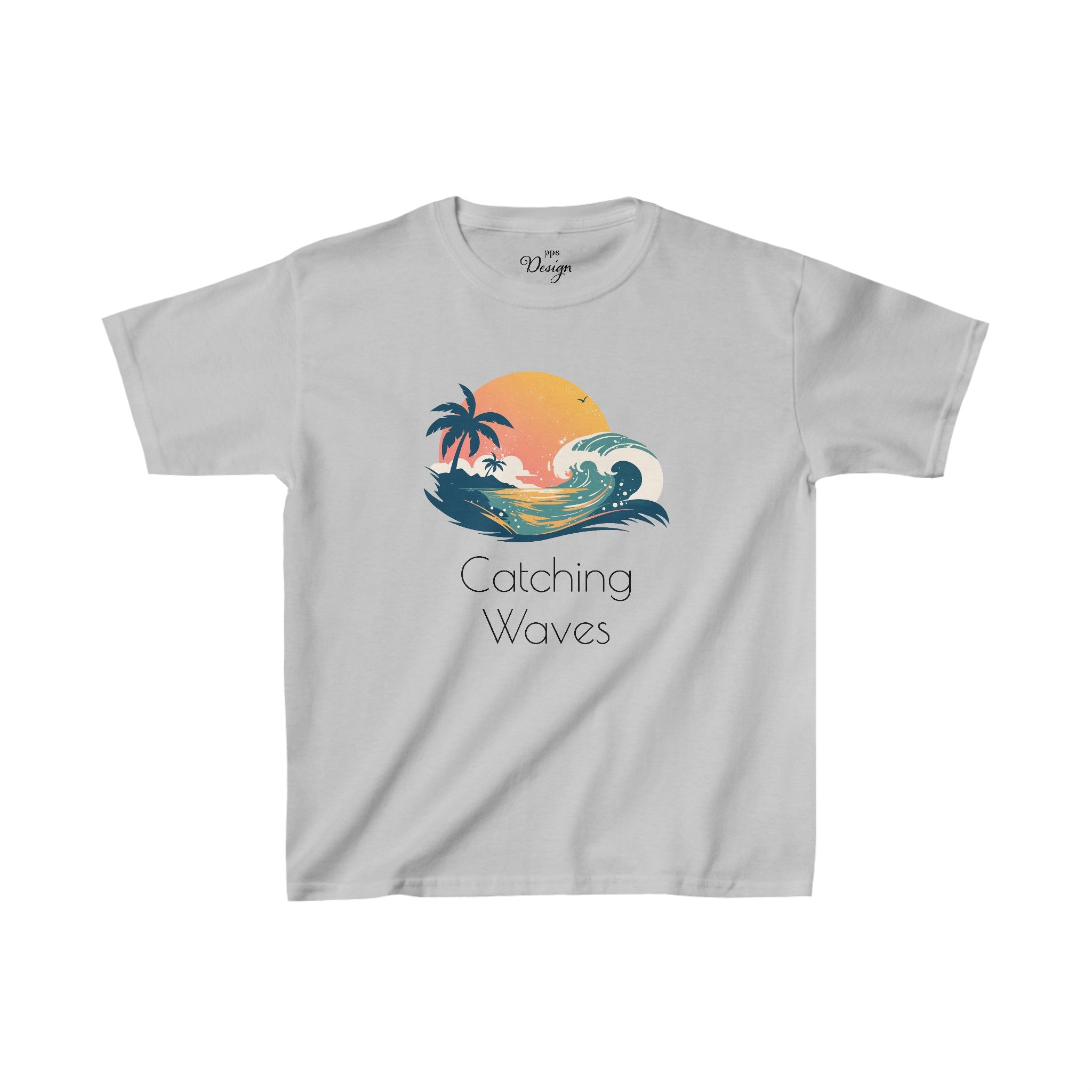 Catching Waves Kids' Cotton Tee