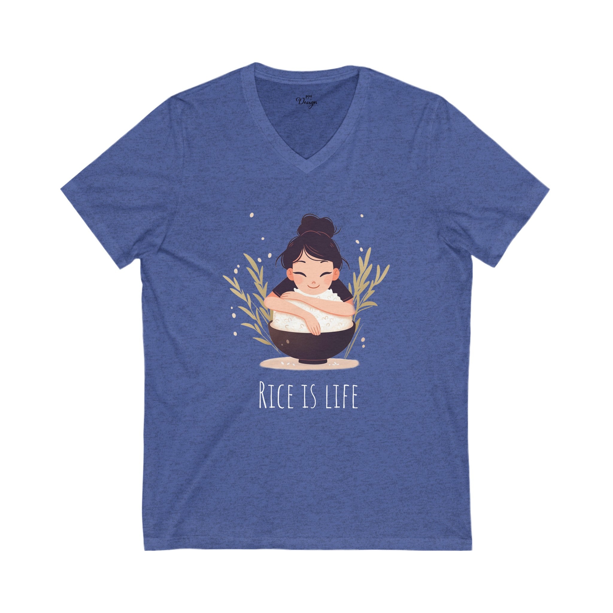 Rice Is Life - Women's V-Neck Tee